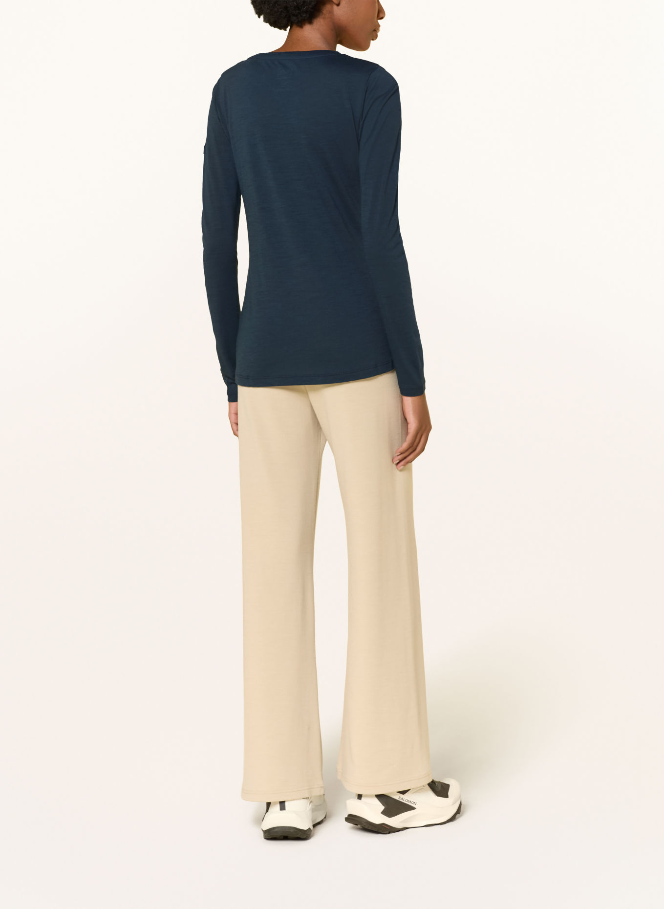 super.natural Functioneel shirt LIL SKI BUNNY met merinowol: DONKERBLAUW