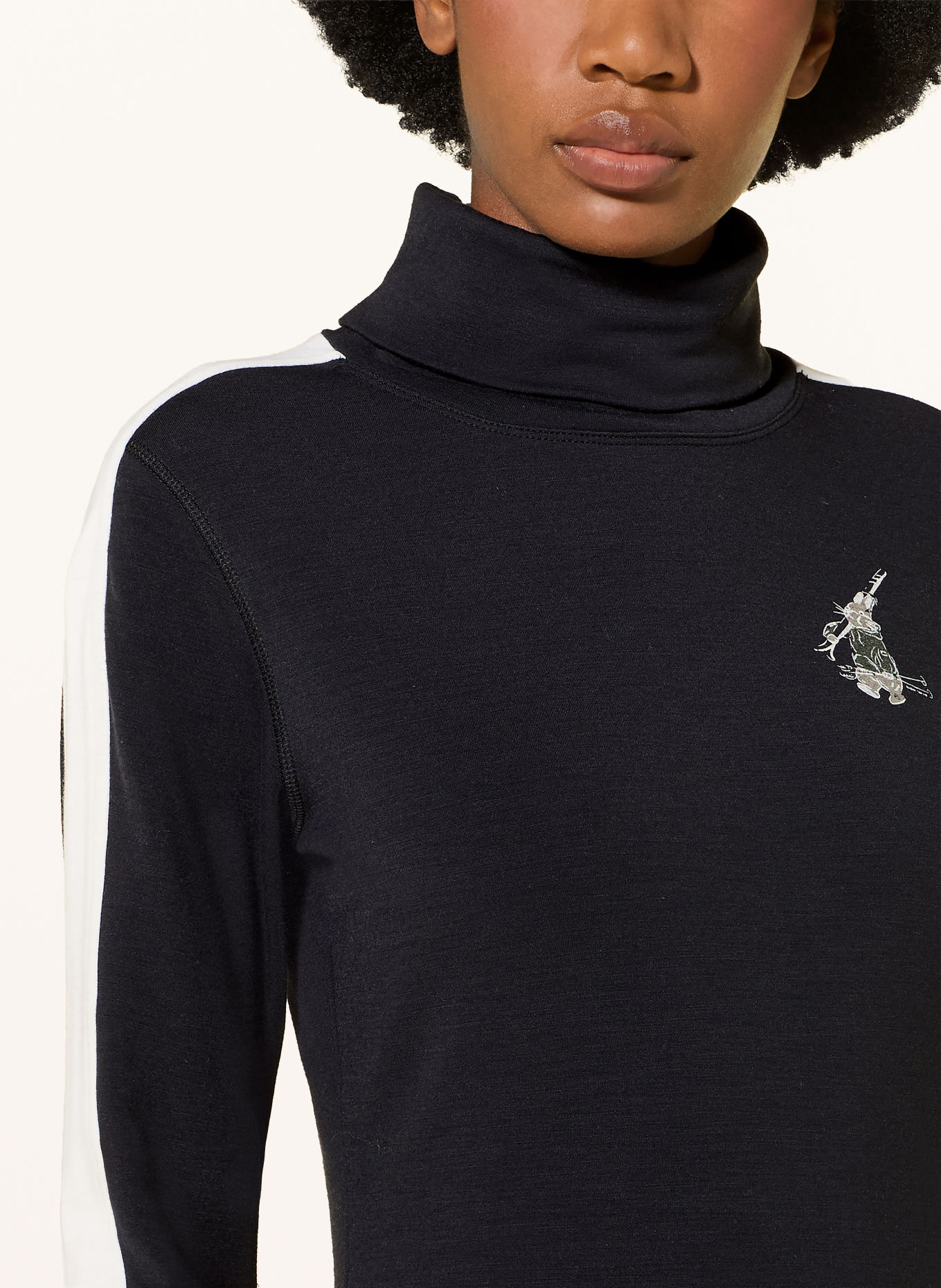super.natural Couche intermédiaire BUNNY: NOIR / BLANC
