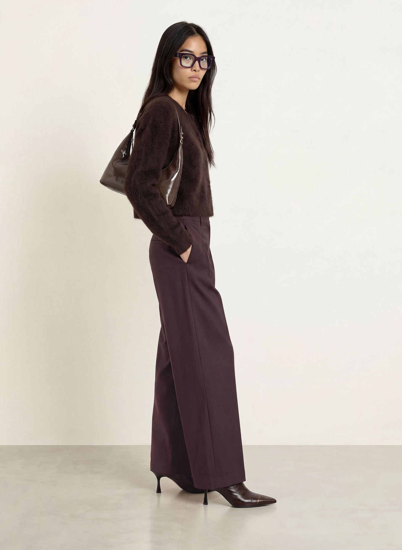 GESTUZ Marlene pants GZSCHANY: DARK PURPLE