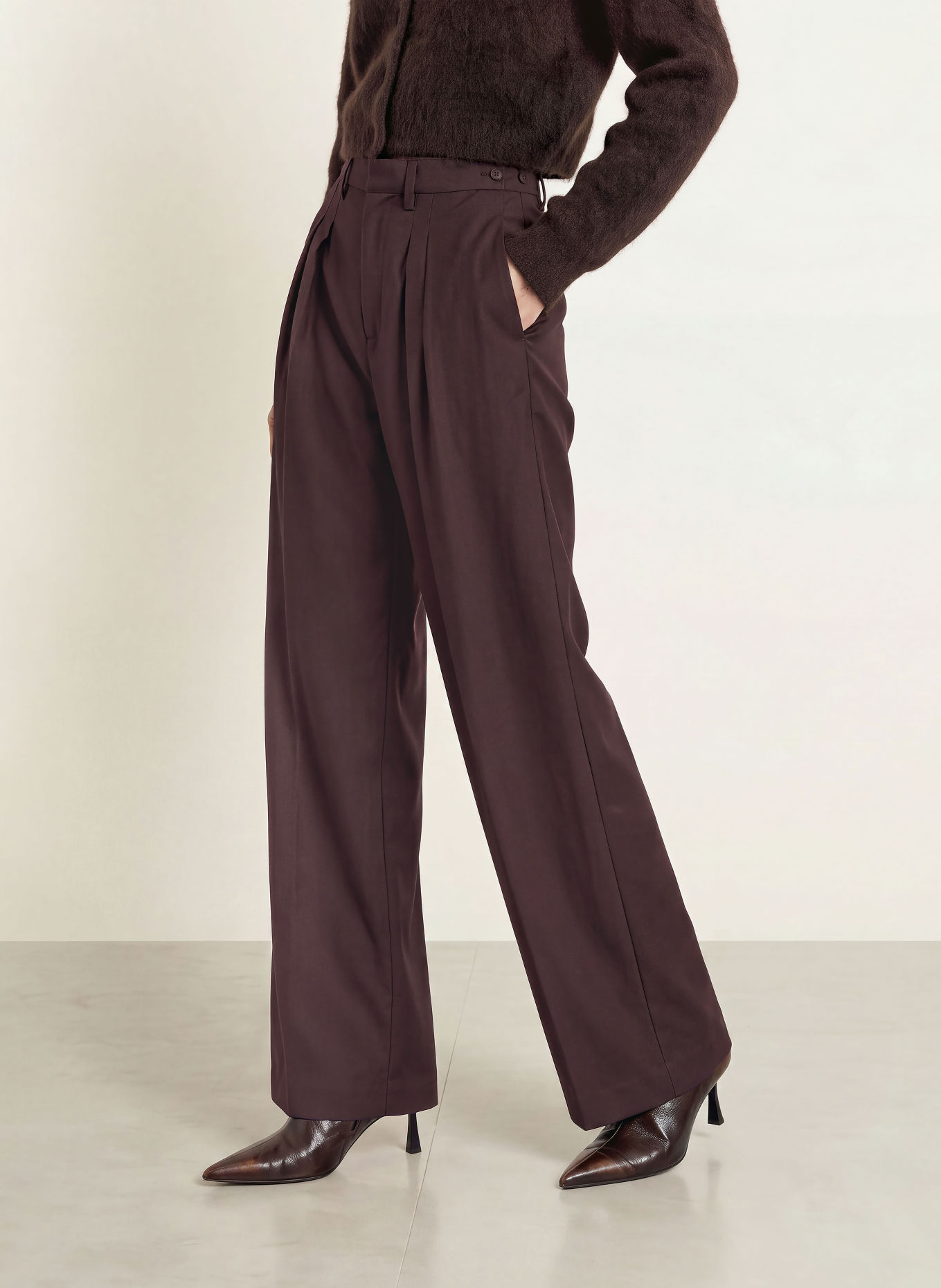 GESTUZ Marlene pants GZSCHANY: DARK PURPLE