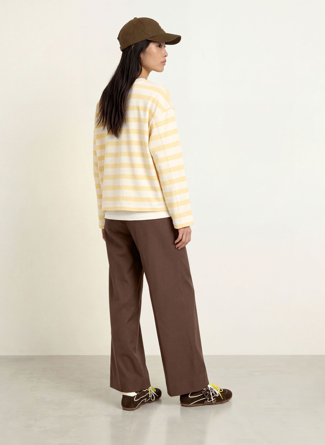 ARMEDANGELS KAAYUA wide-leg pants: DARK BROWN