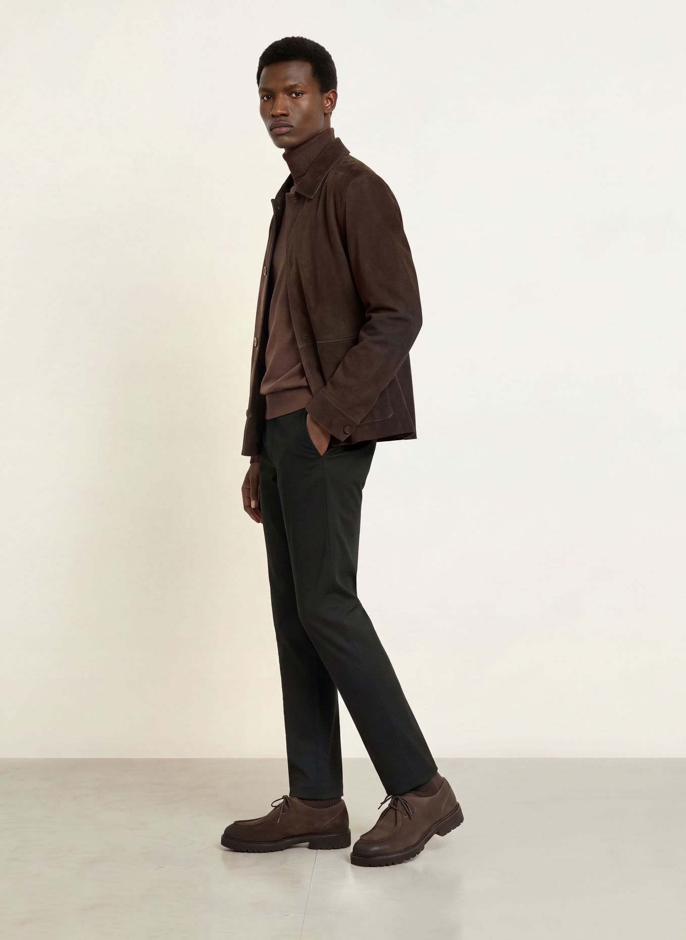HILTL Extra Slim Fit Chinos: BLACK