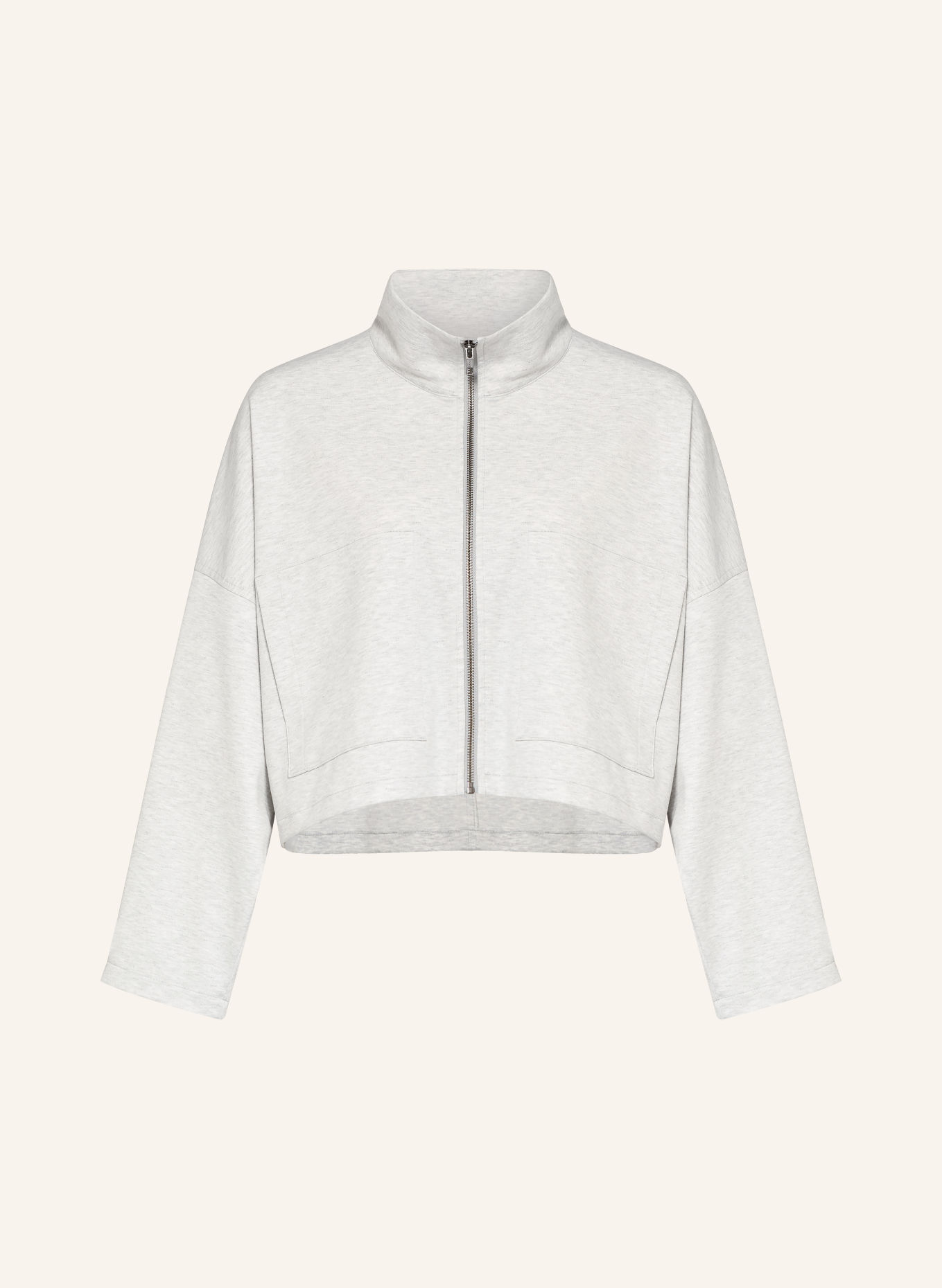 DRYKORN ELSTOW box jacket made of jersey: GRAY