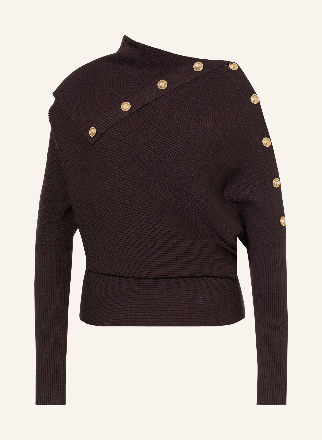 REISS Pullover LEXI: SCHWARZ / GOLD