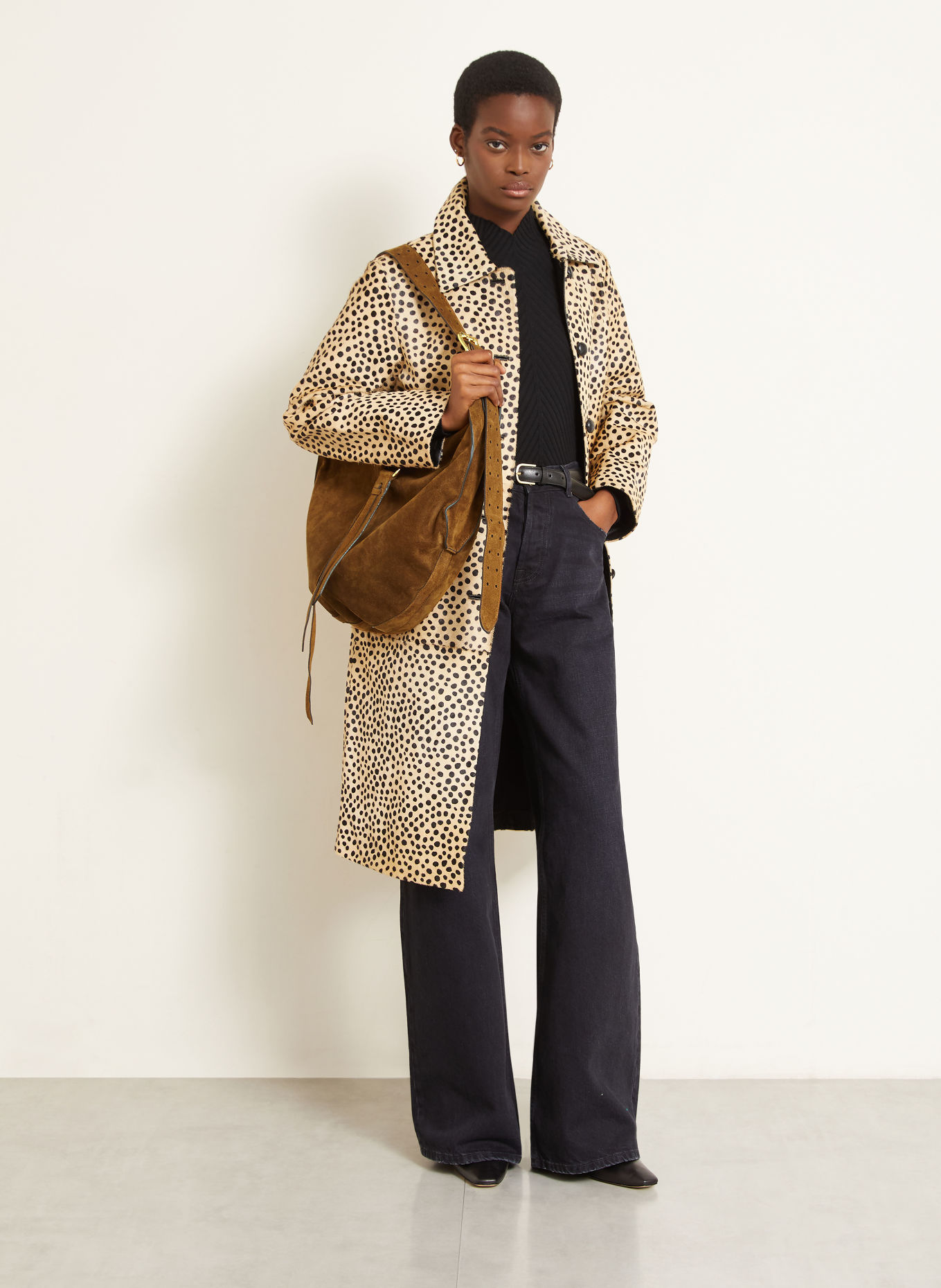 RADICA STUDIO Handbag SUNSET MAXI: CAMEL / GOLD