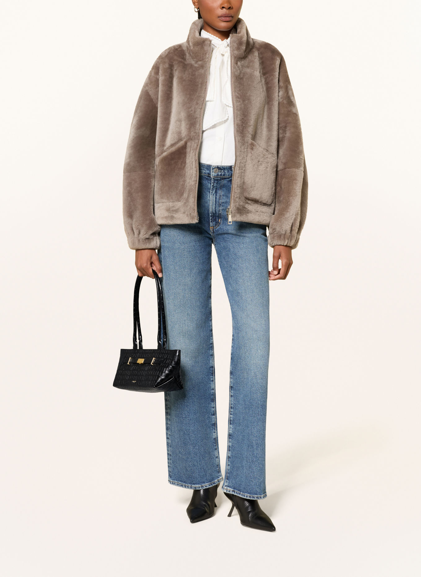 DEMELLIER THE NEW YORK Shoulder Bag: BLACK