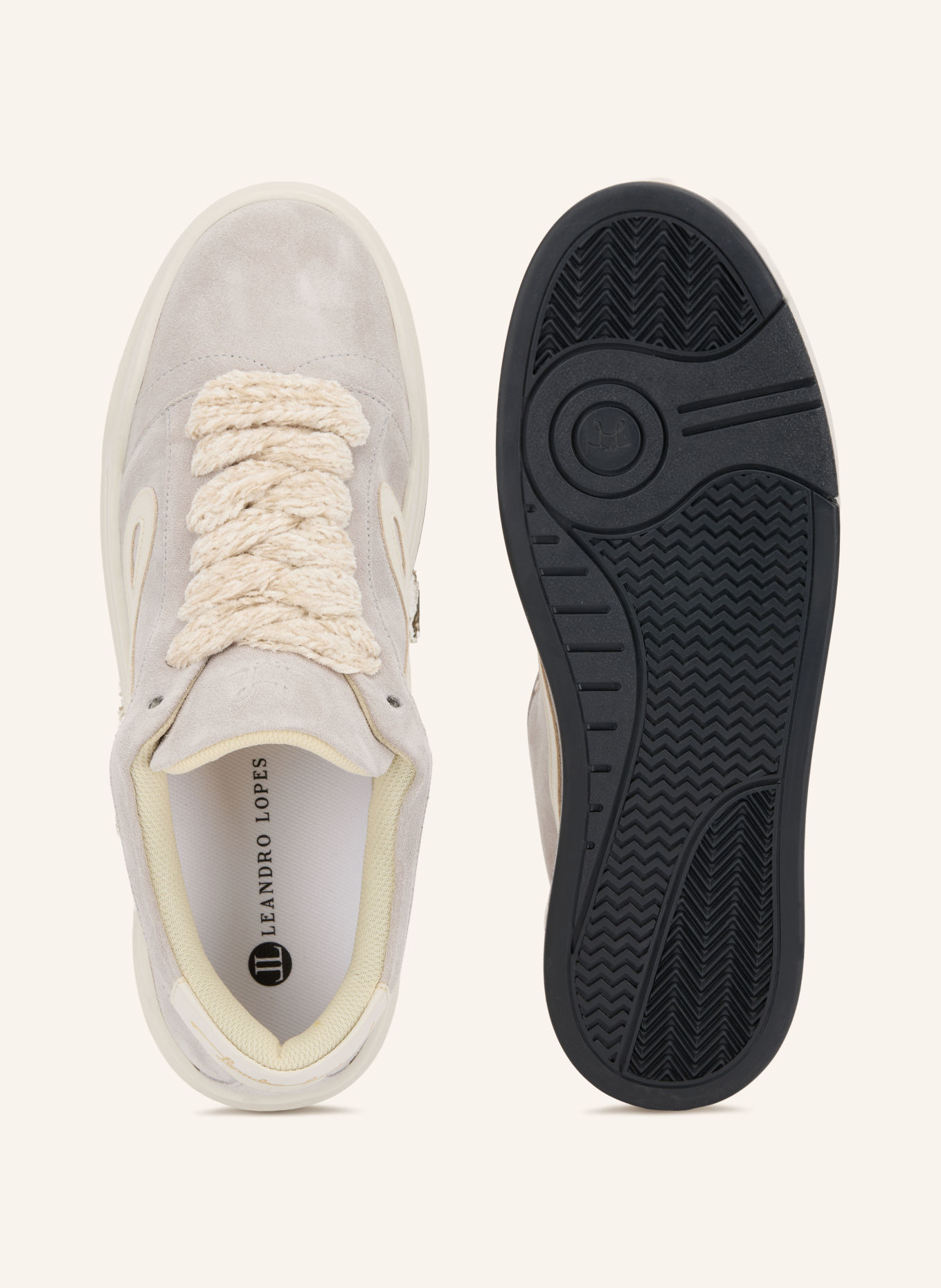LEANDRO LOPES Sneakers OXIS: GRÅ / GRÄDDE