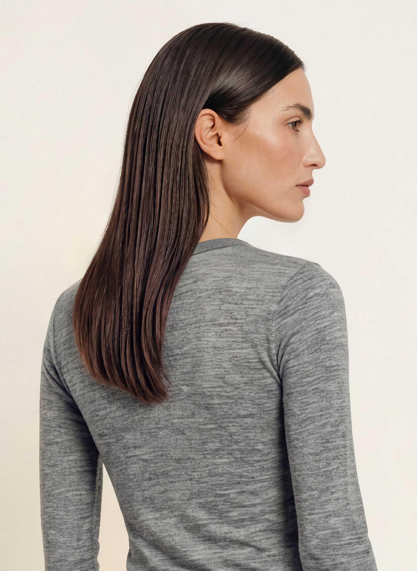 ARKET long-sleeved shirt: DARK GRAY