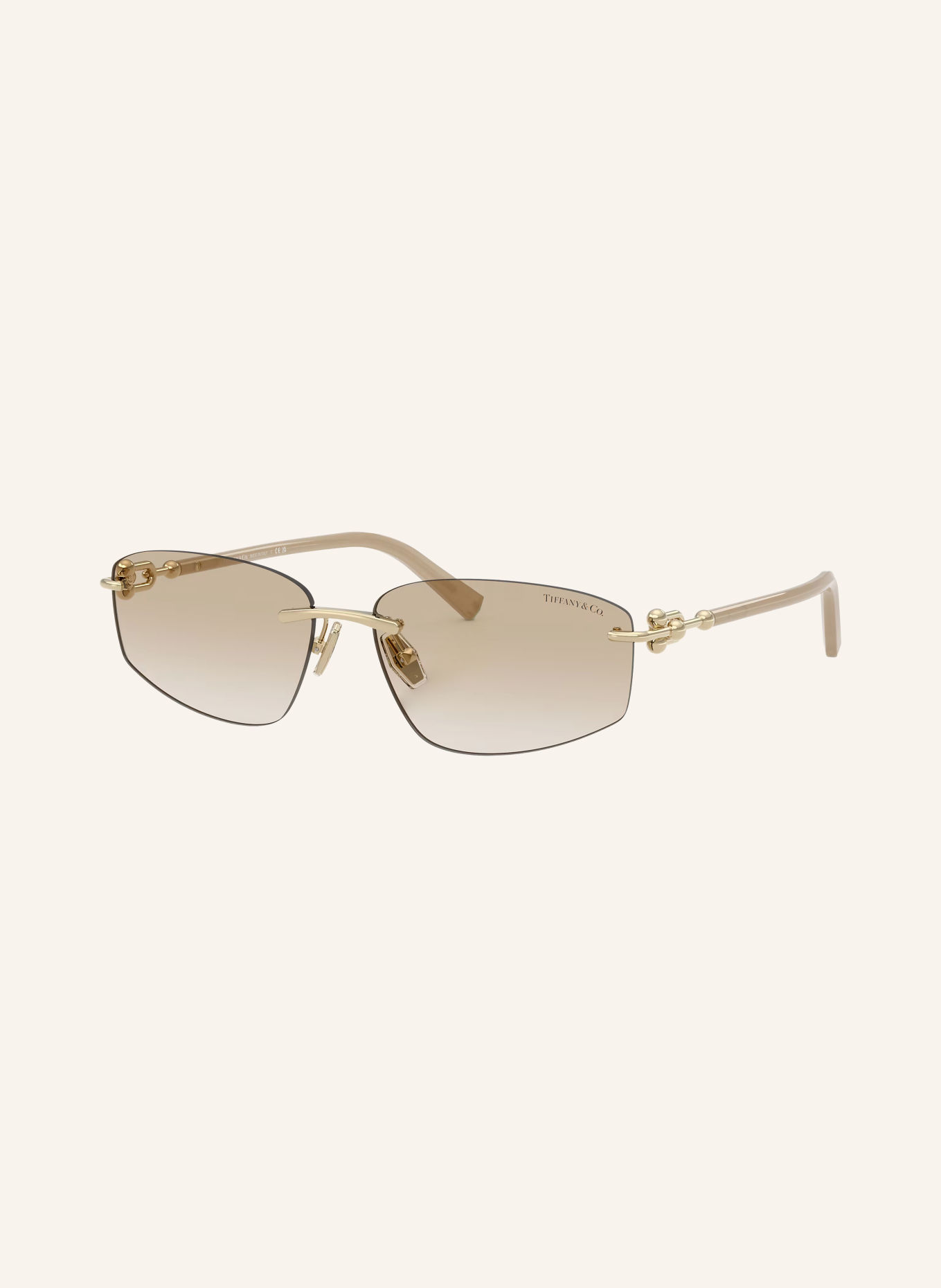 TIFFANY & Co. TF3114 Sunglasses: LIGHT GOLD/LIGHT GRAY GRADIENT
