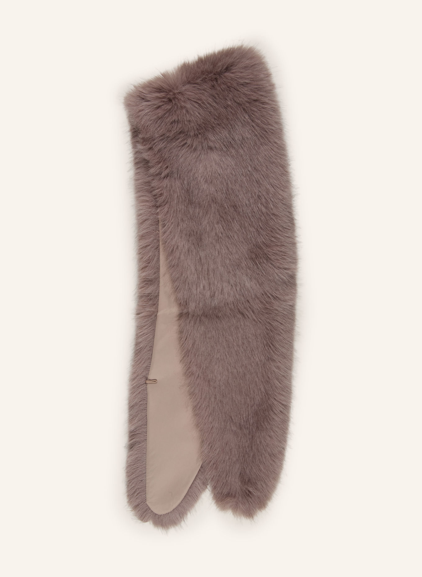 REISS Kunstbontkraag FLORA: TAUPE