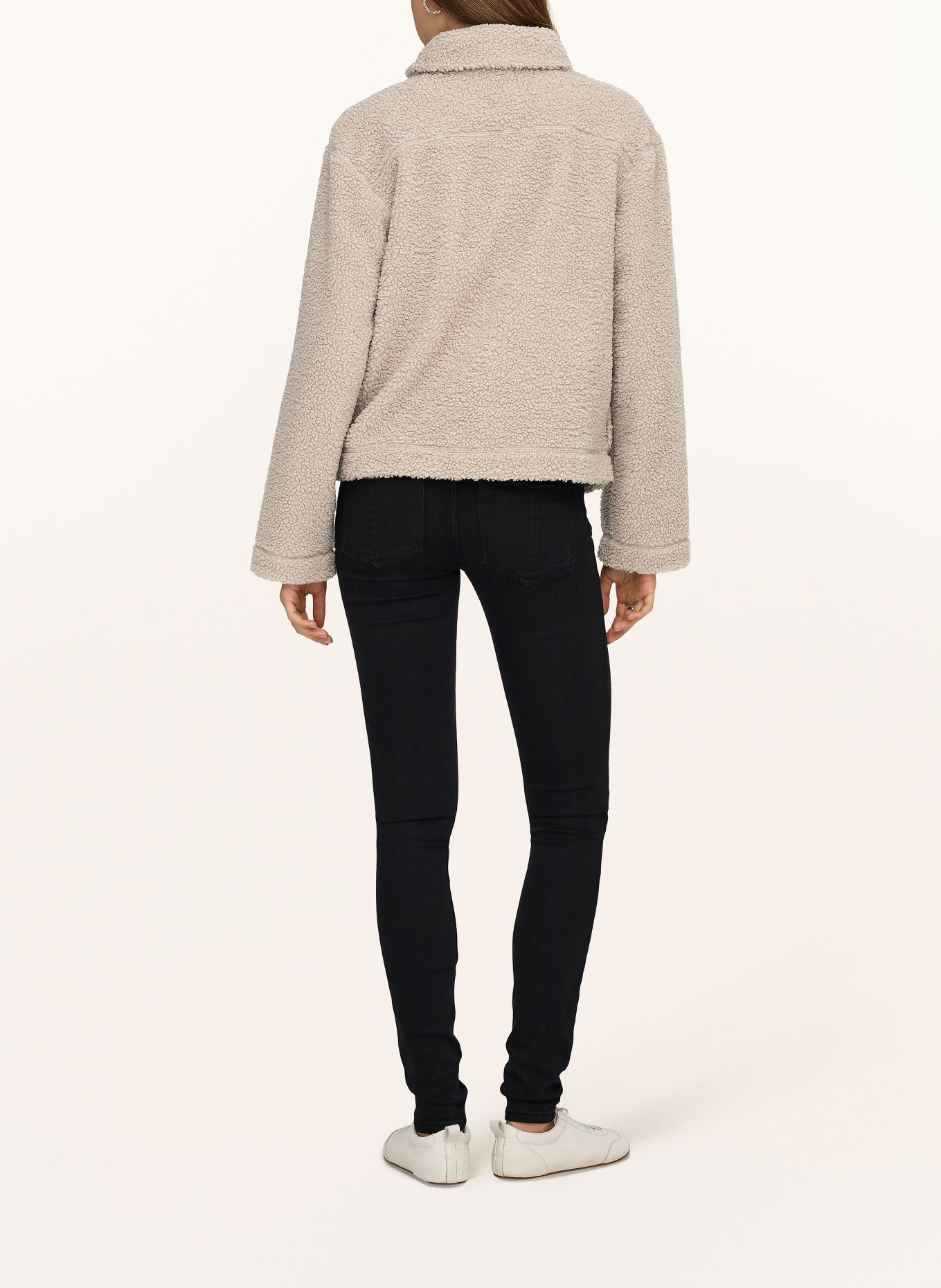 ONLY teddy fur jacket: LIGHT BROWN