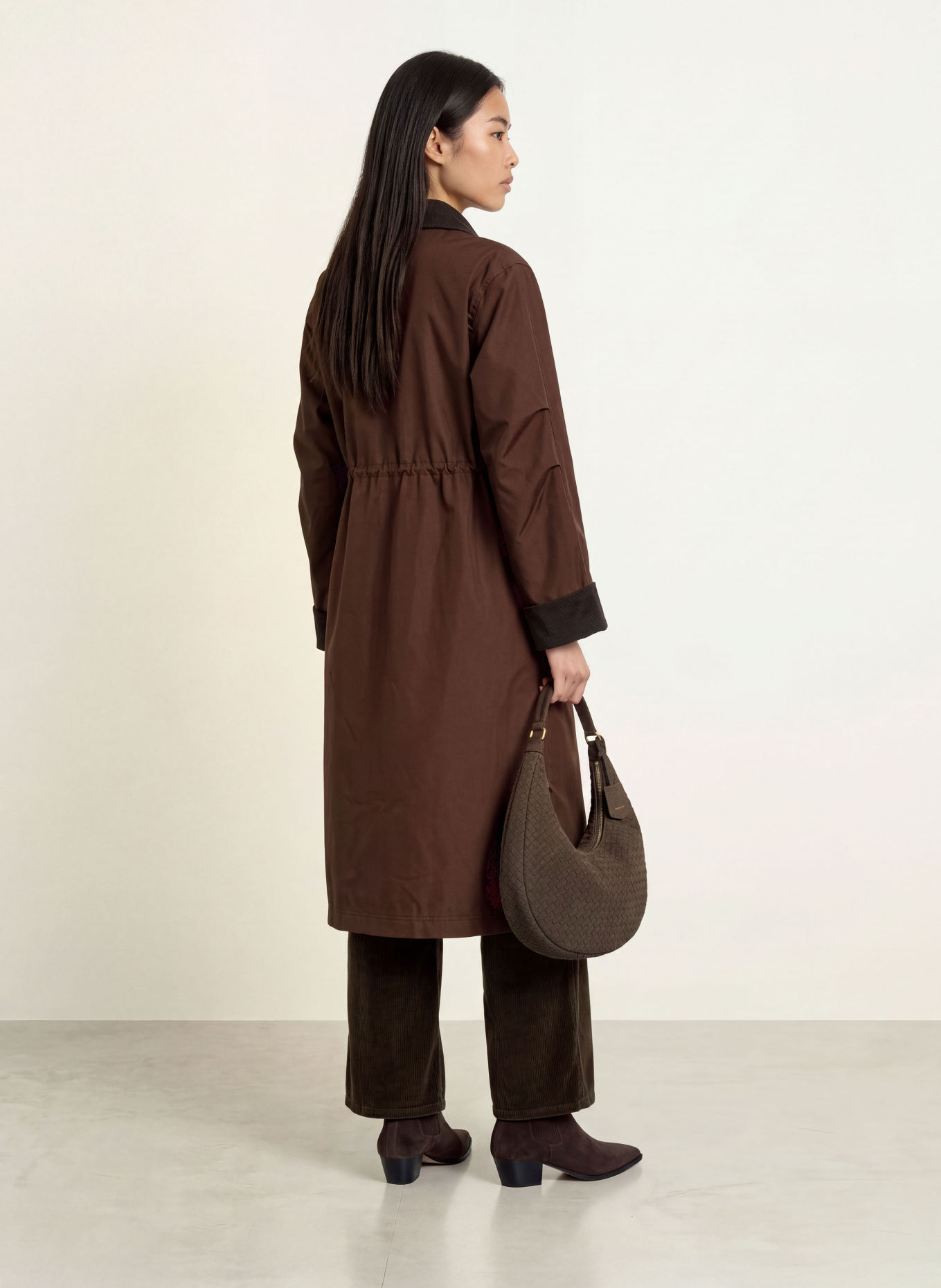 Y.A.S. Mantel: MARRON FONCÉ