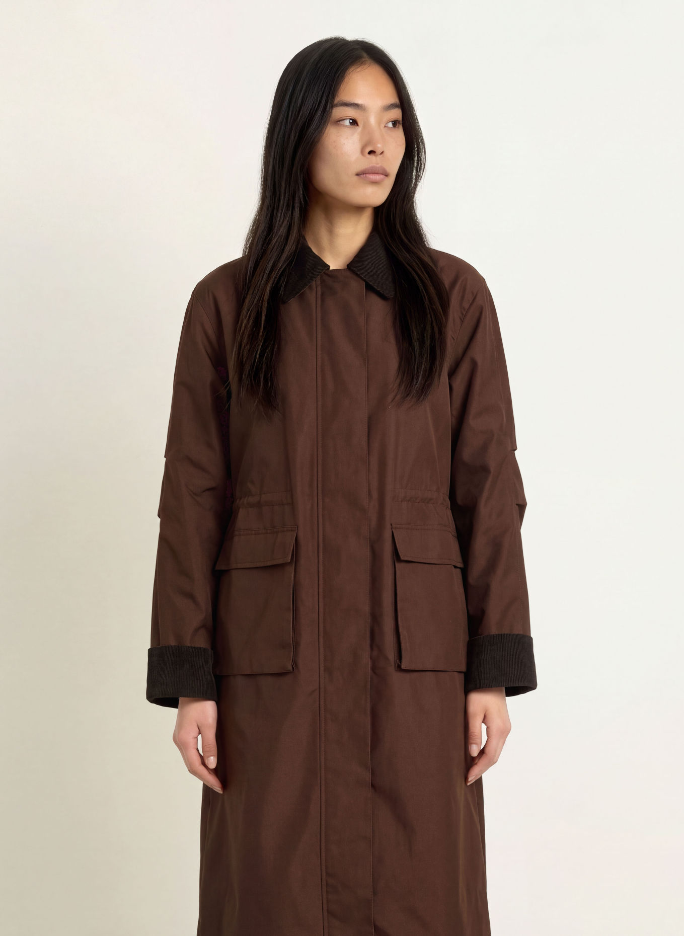 Y.A.S. Mantel: MARRON FONCÉ
