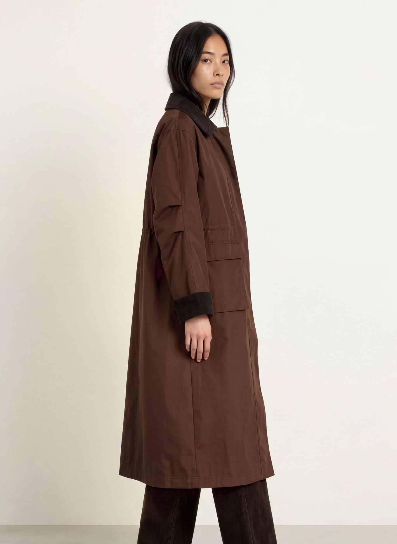 Y.A.S. Mantel: MARRON FONCÉ