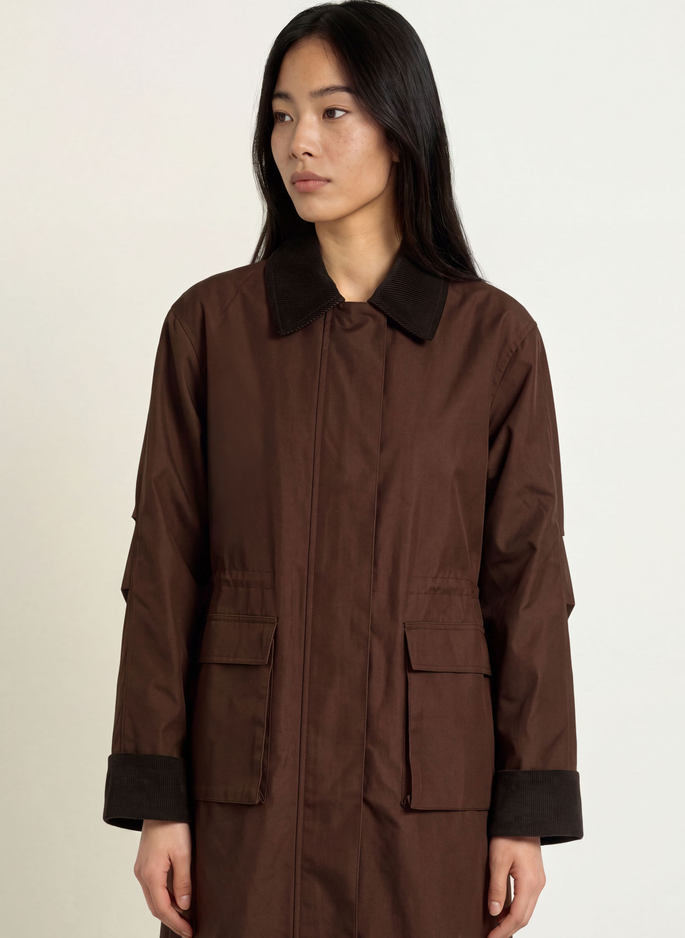Y.A.S. Mantel: MARRON FONCÉ