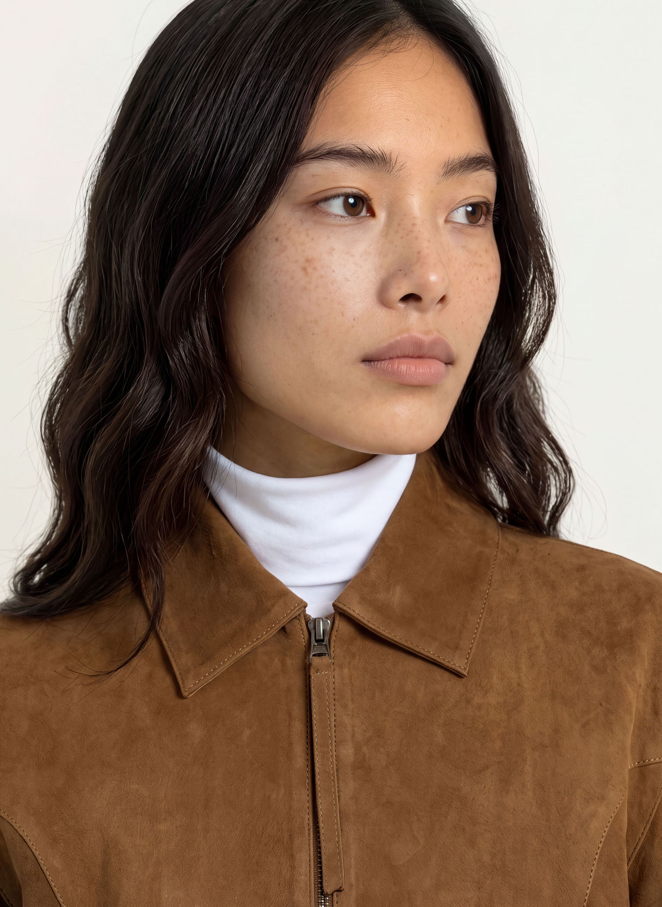 Y.A.S. Lederjacke: BRAUN