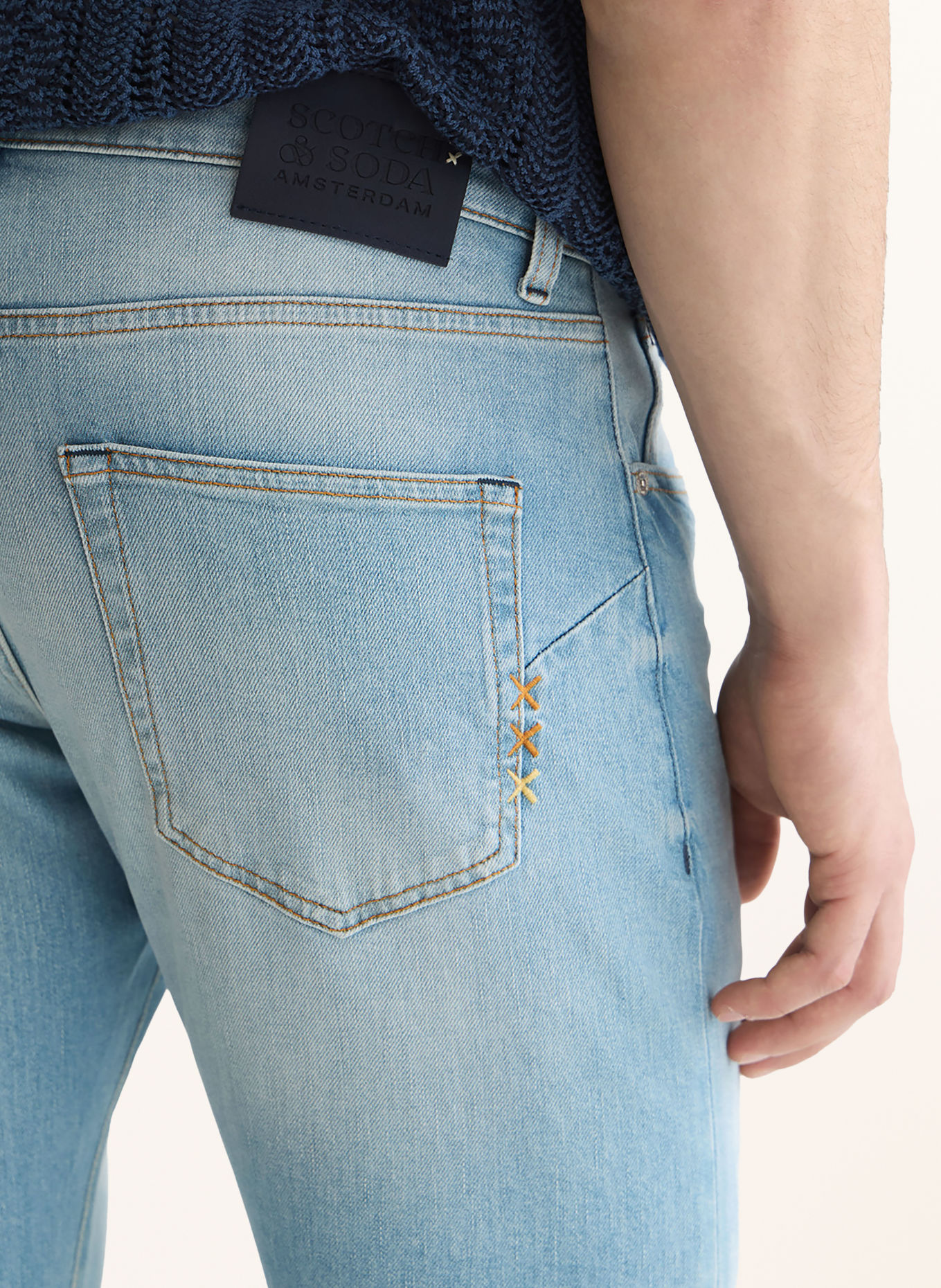 SCOTCH & SODA THE ZEE Classic Straight-Fit Jeans: 420 MEDIUM BLUE