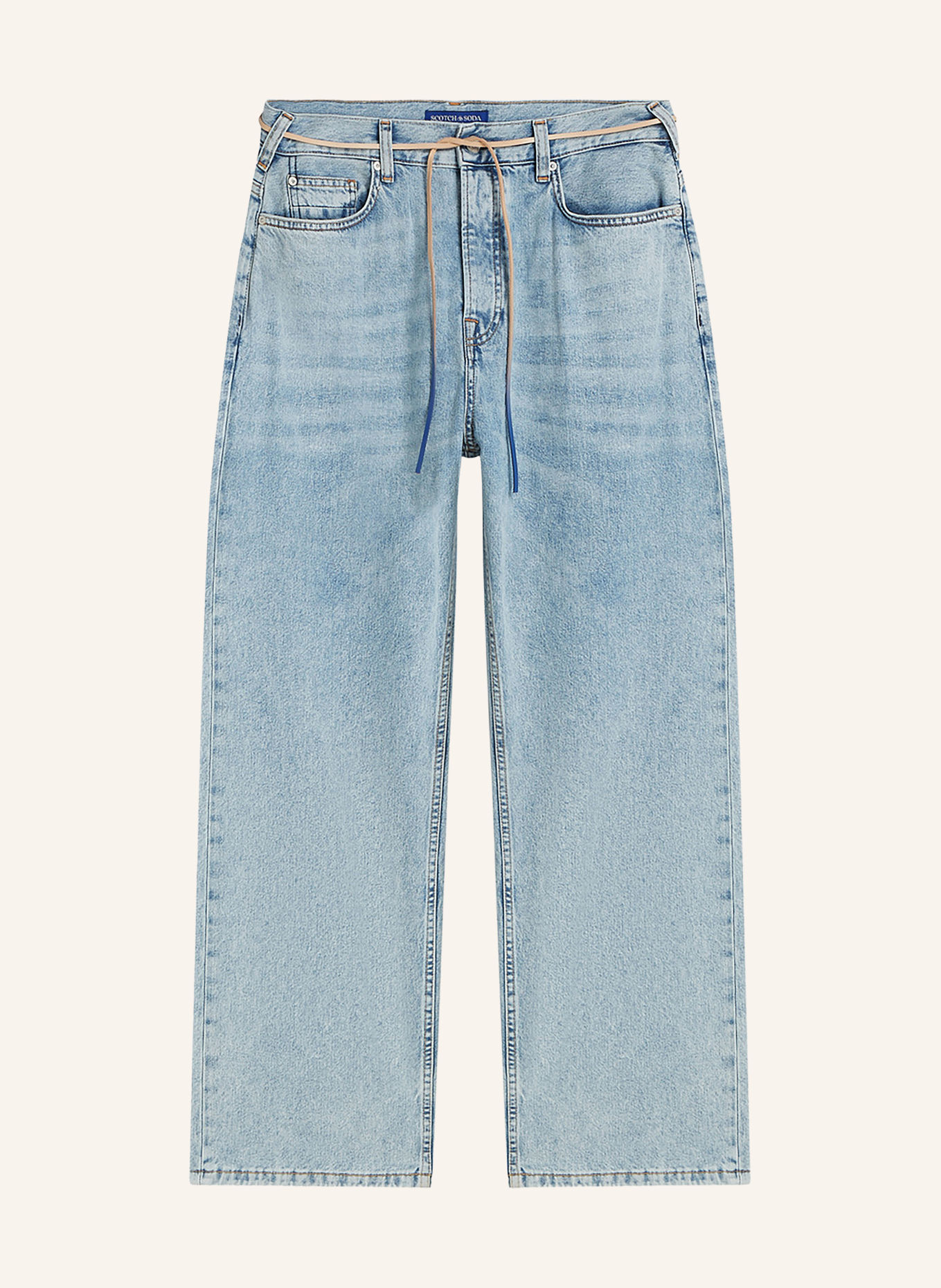 SCOTCH & SODA THE PITCH Loose-Fit Jeans: 410 NAVY