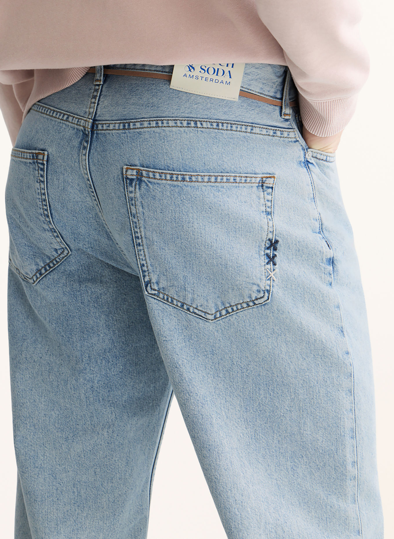SCOTCH & SODA THE PITCH Loose-Fit Jeans: 410 NAVY