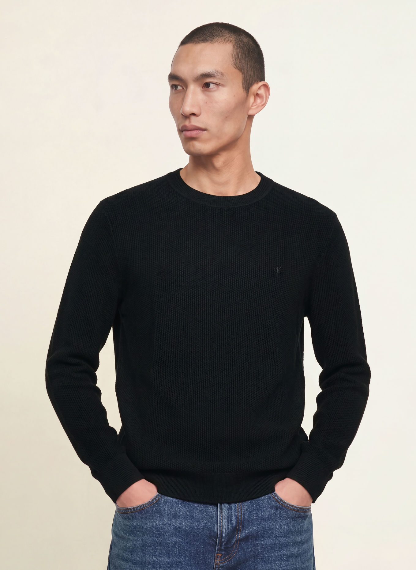 Calvin Klein Sweaters: BLACK