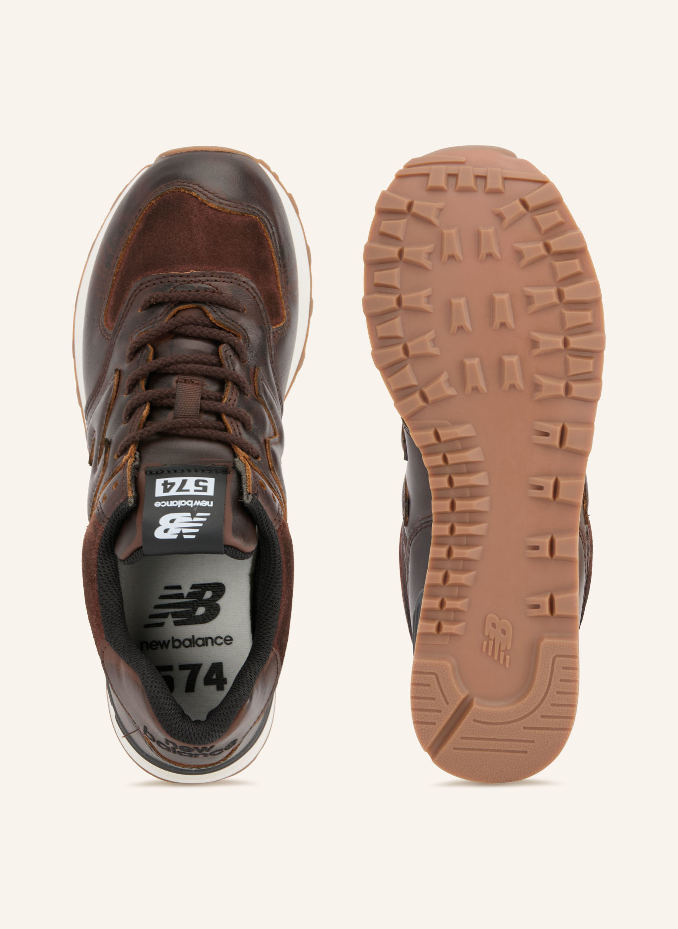 new balance Sneakers 574: MARRON FONCÉ