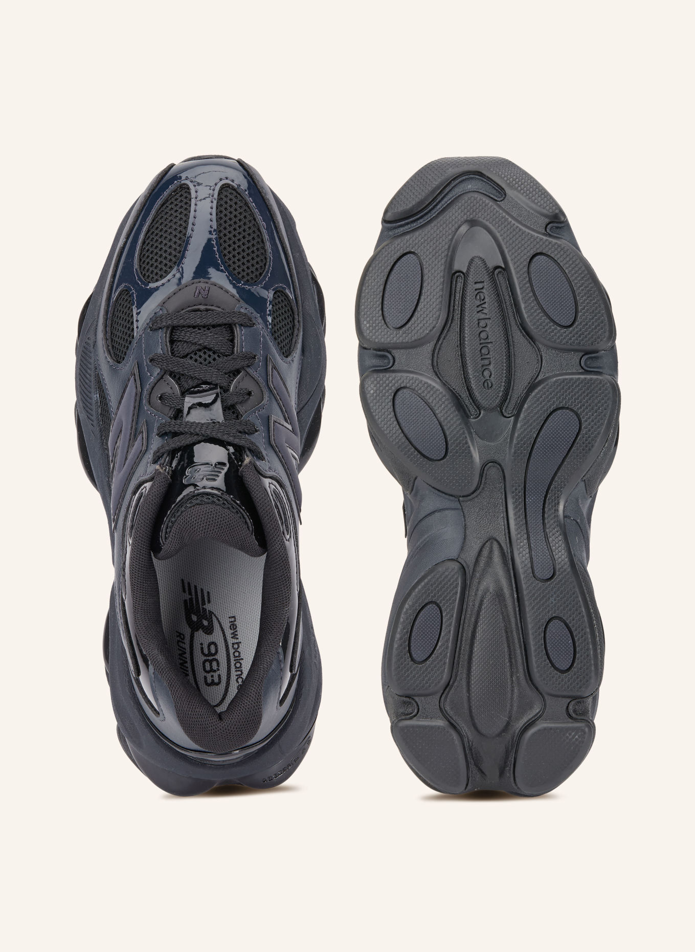 new balance Sneakersy 983: CZARNY
