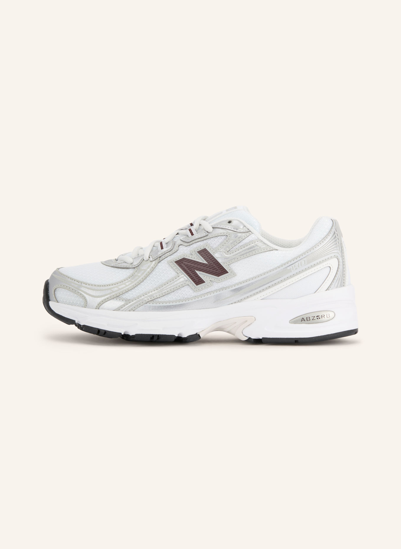 new balance Sneakers 740: WHITE / SILVER / LIGHT GRAY