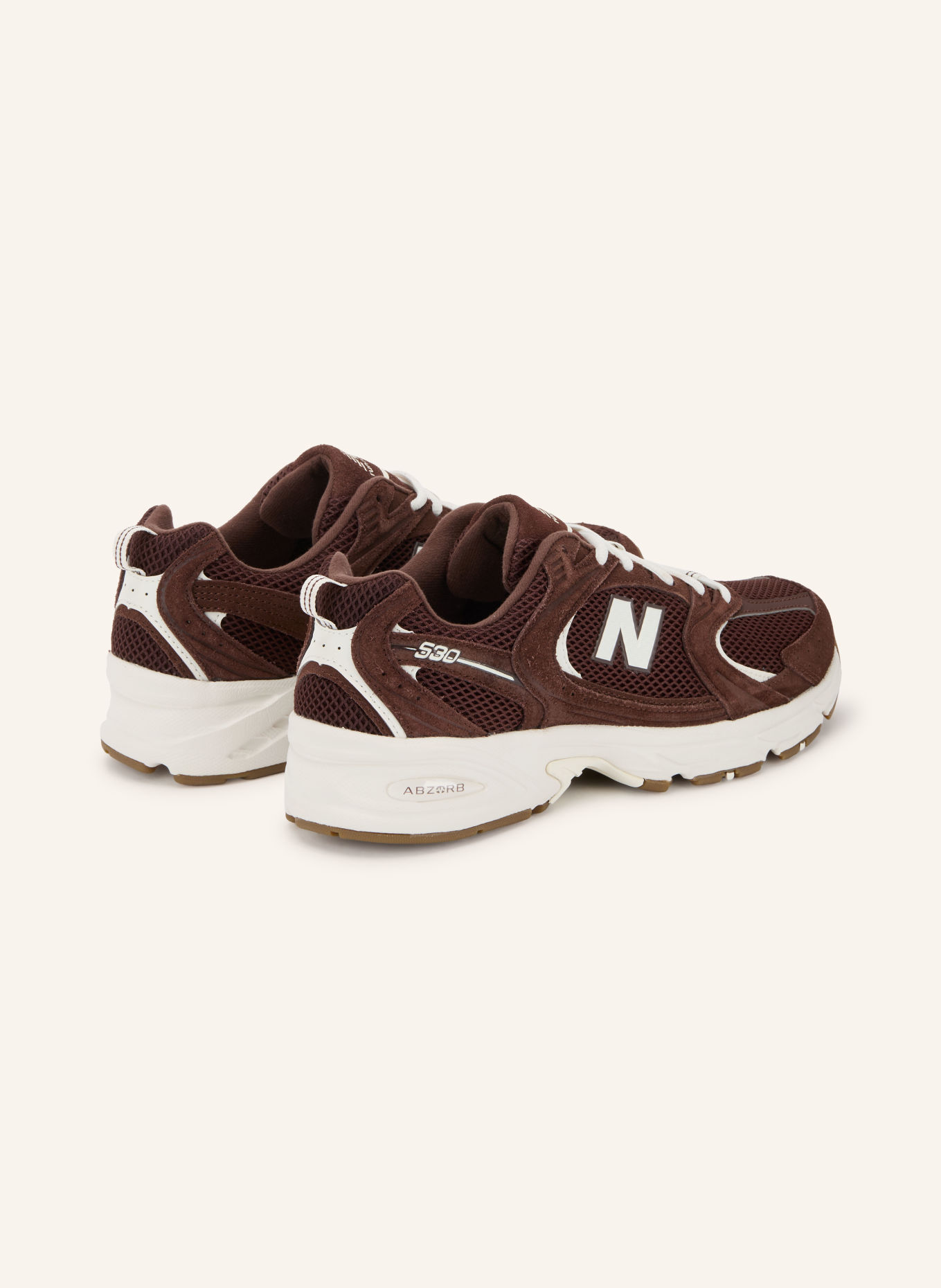 new balance Sneakers 530: MARRON FONCÉ / BLANC