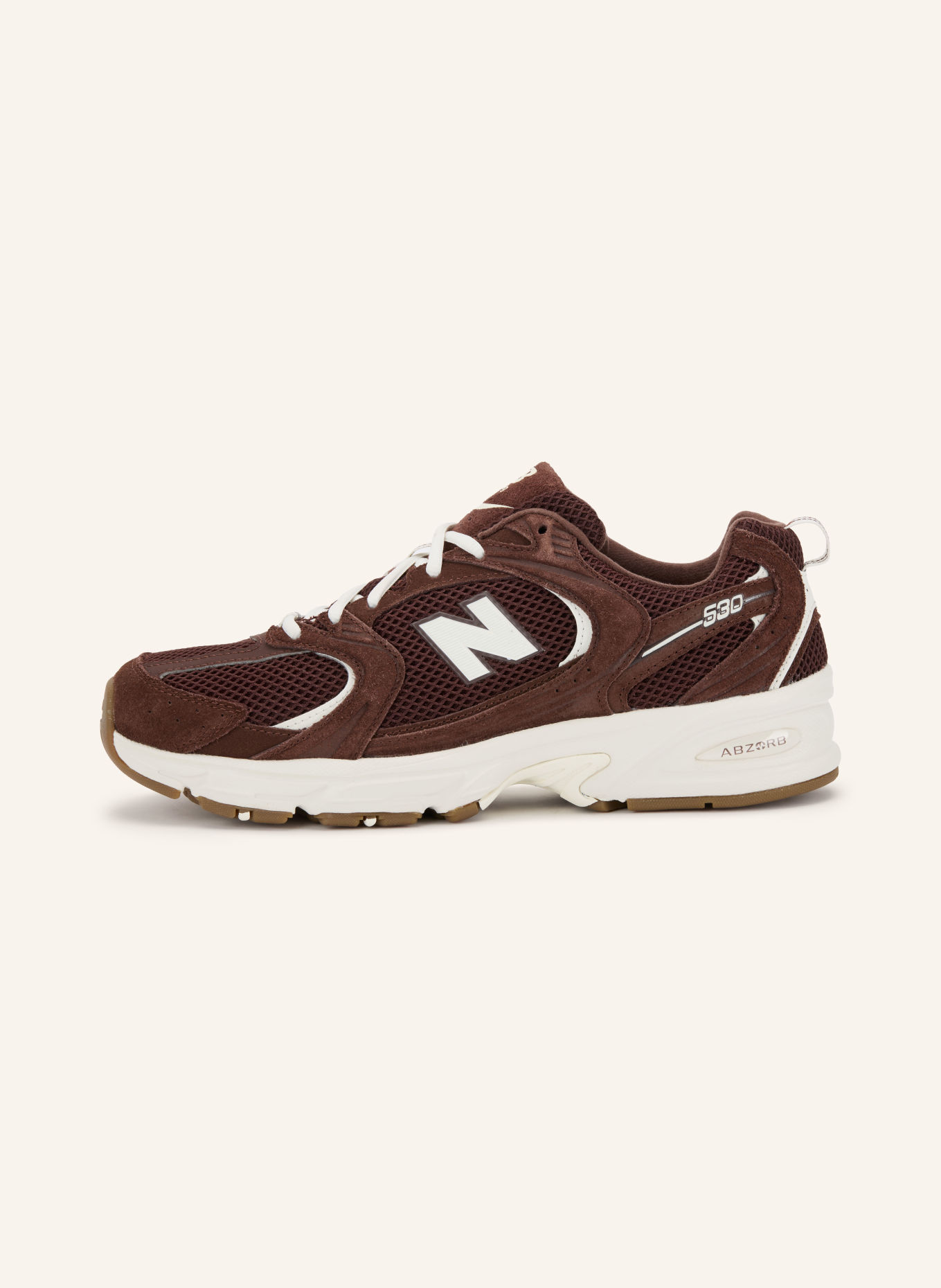 new balance Sneakers 530: MARRON FONCÉ / BLANC