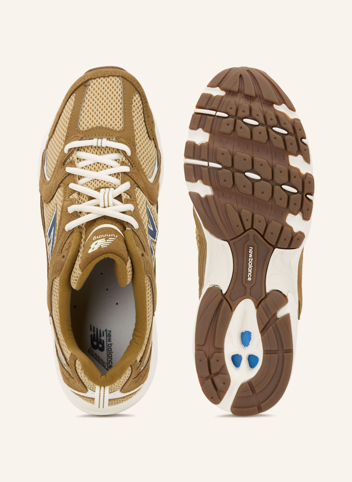 new balance Sneakers 530: DARK YELLOW / BEIGE / WHITE