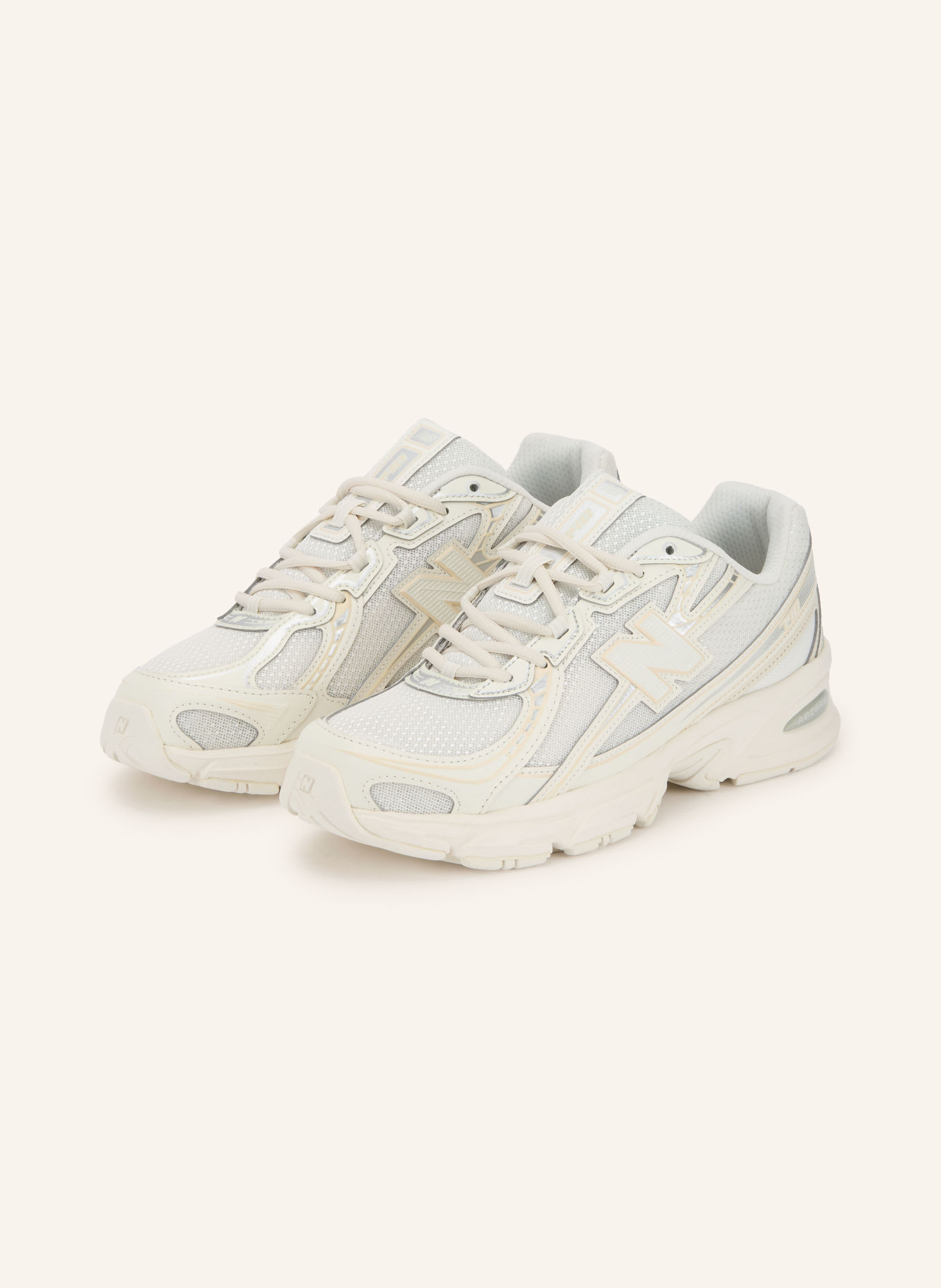 new balance Sneakers 740: CRÈME / ZILVER