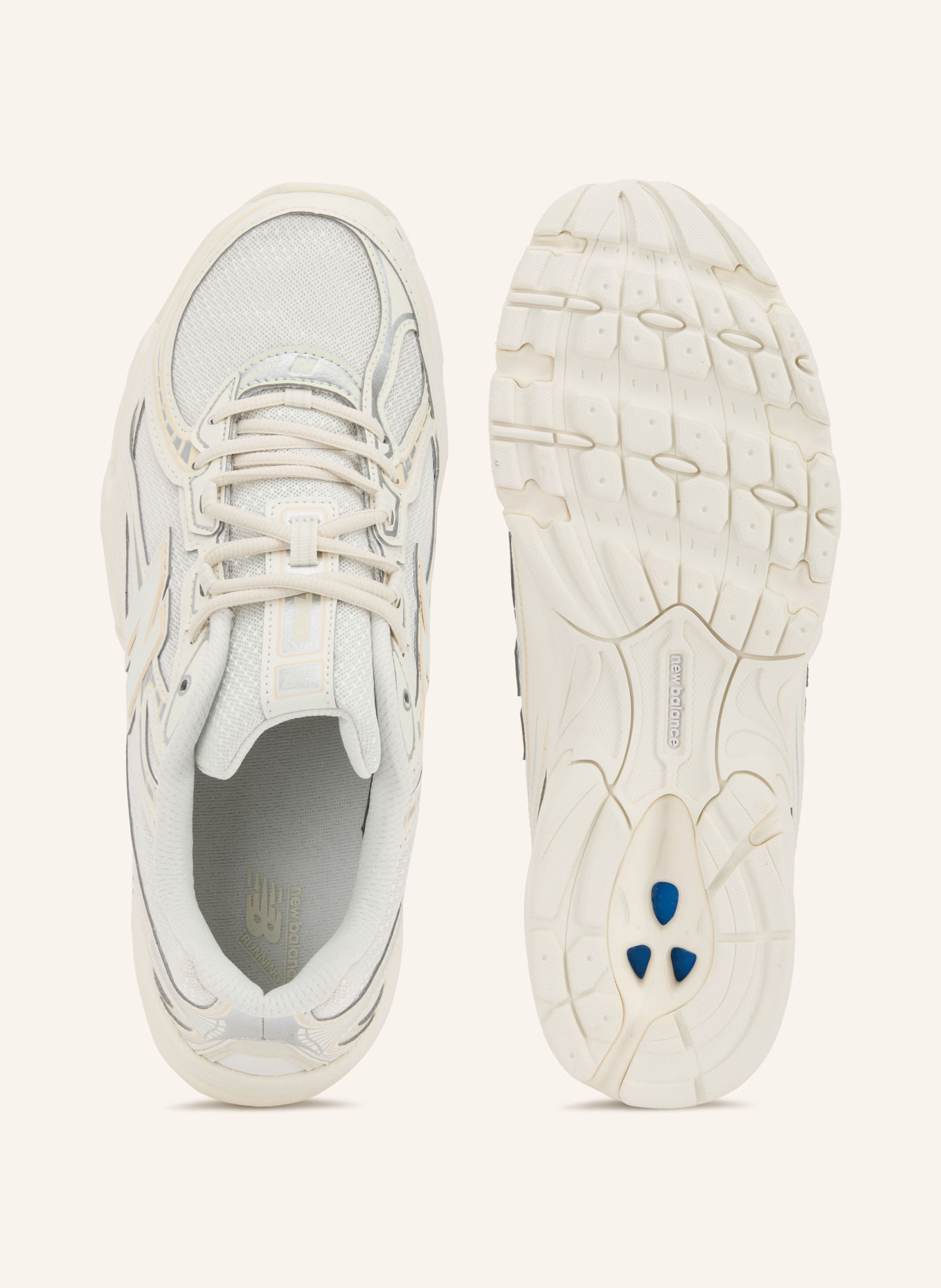 new balance Sneakers 740: CRÈME / ZILVER