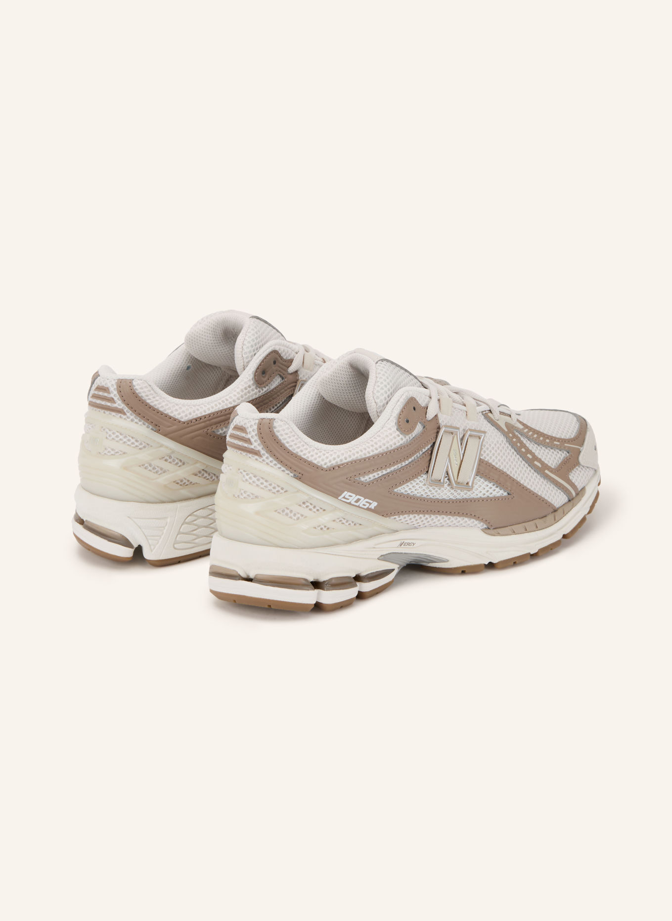 new balance Sneakers 1906: TAUPE / BLANC