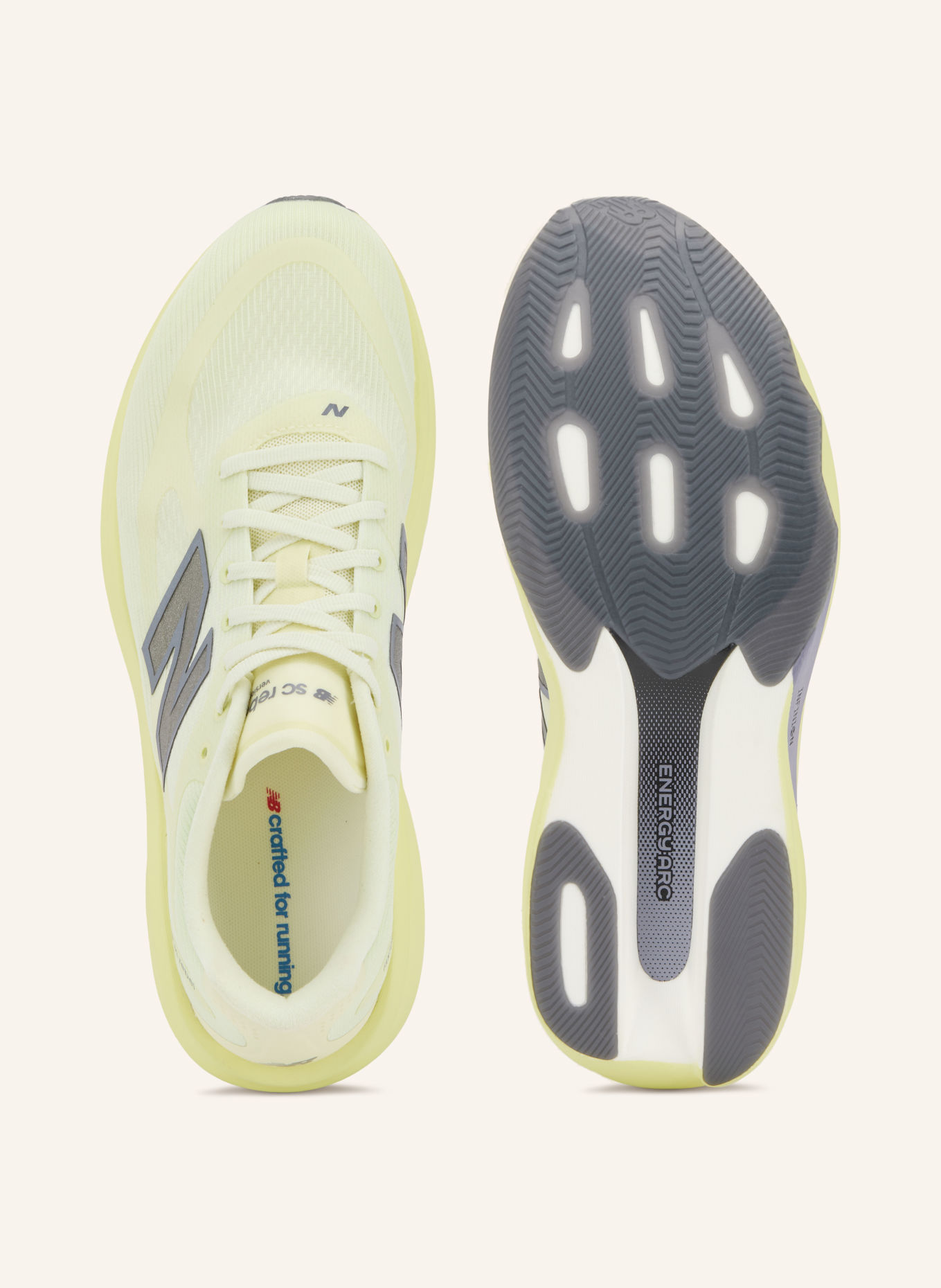 new balance Laufschuhe SUPERCOMP REBEL: NEONGELB / SILBER