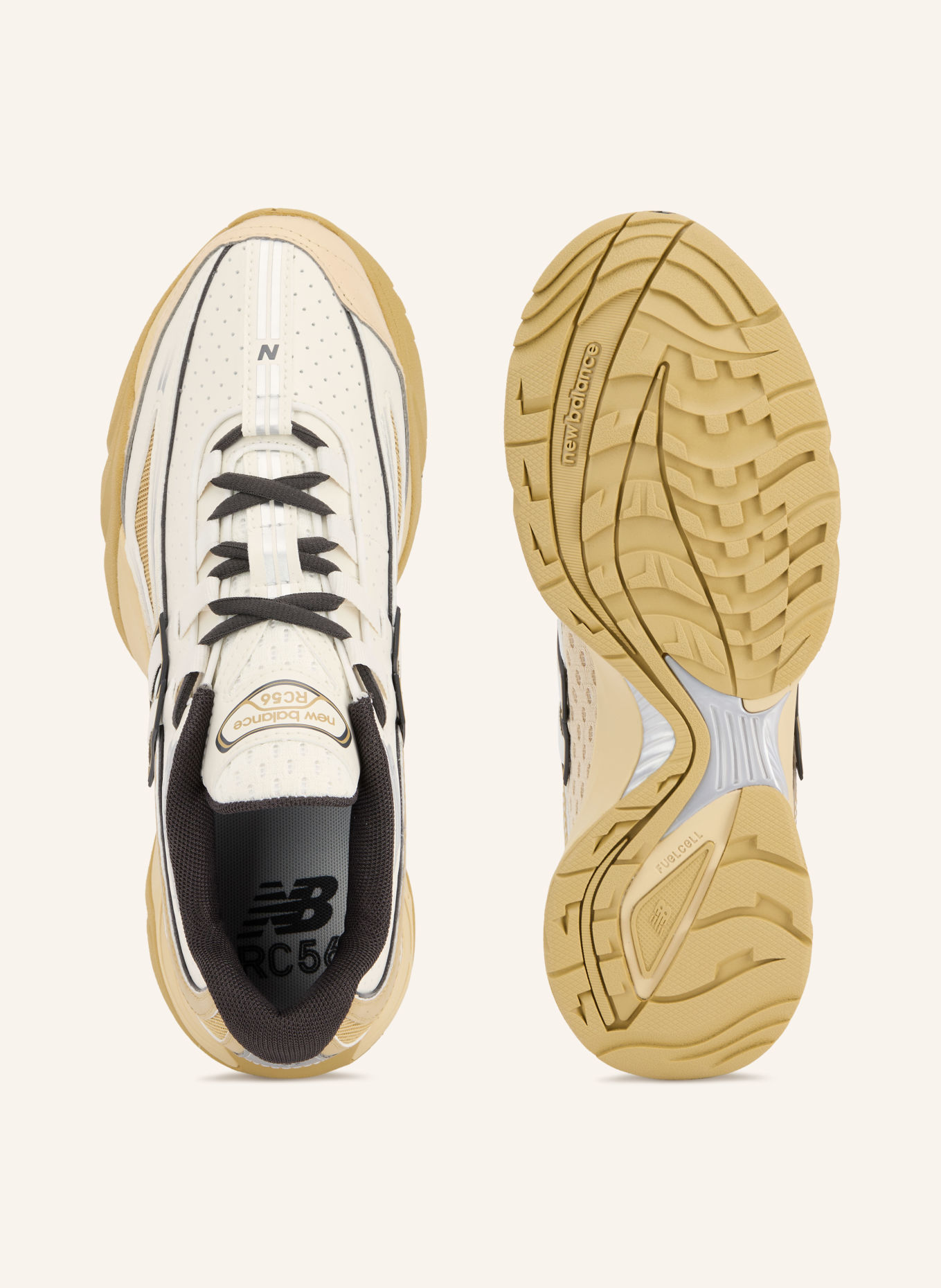 new balance Sneakers RC56: ÉCRU / ARGENT / OR