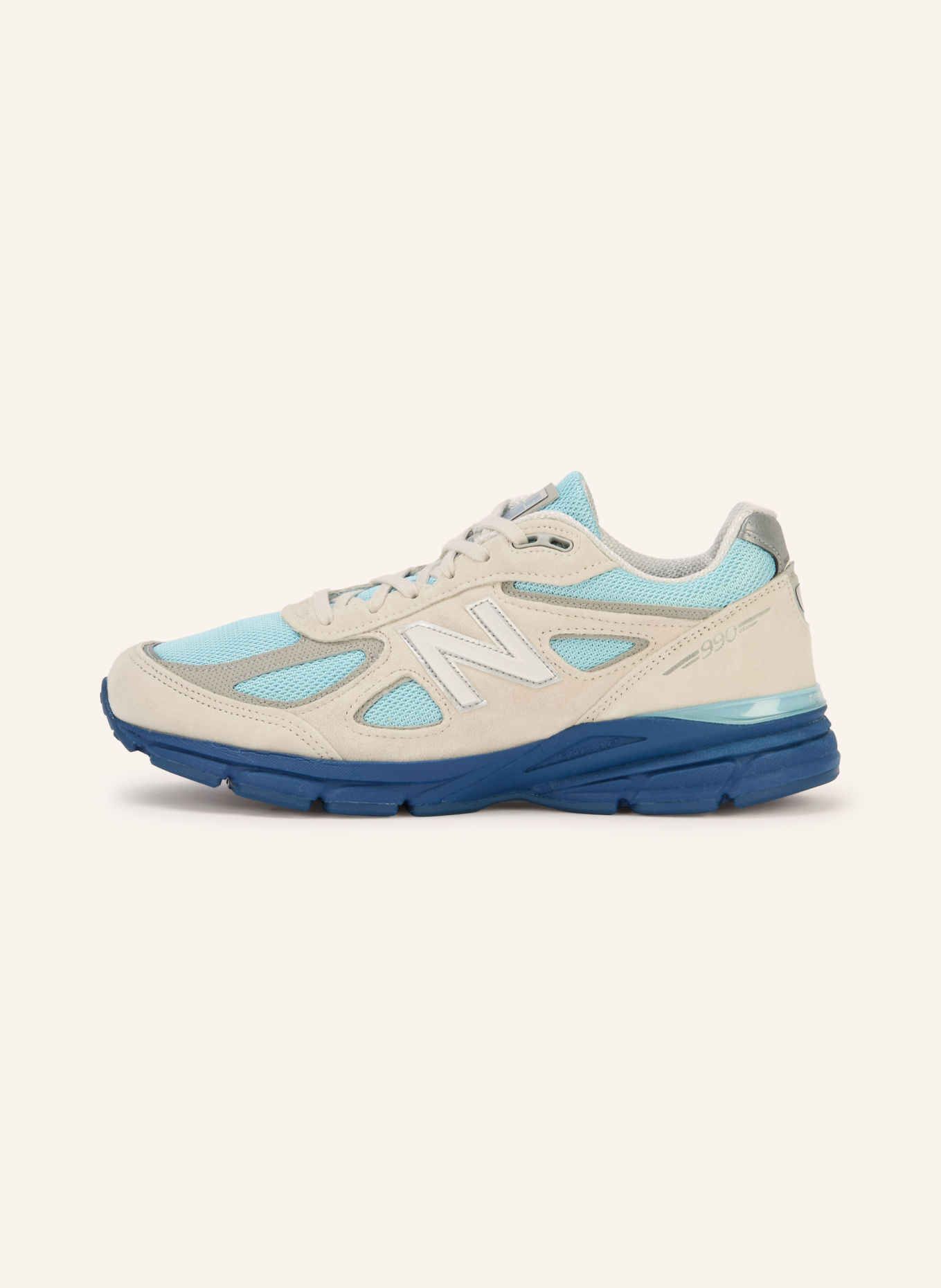 new balance Sneakers 990: LIGHT BLUE / LIGHT GRAY