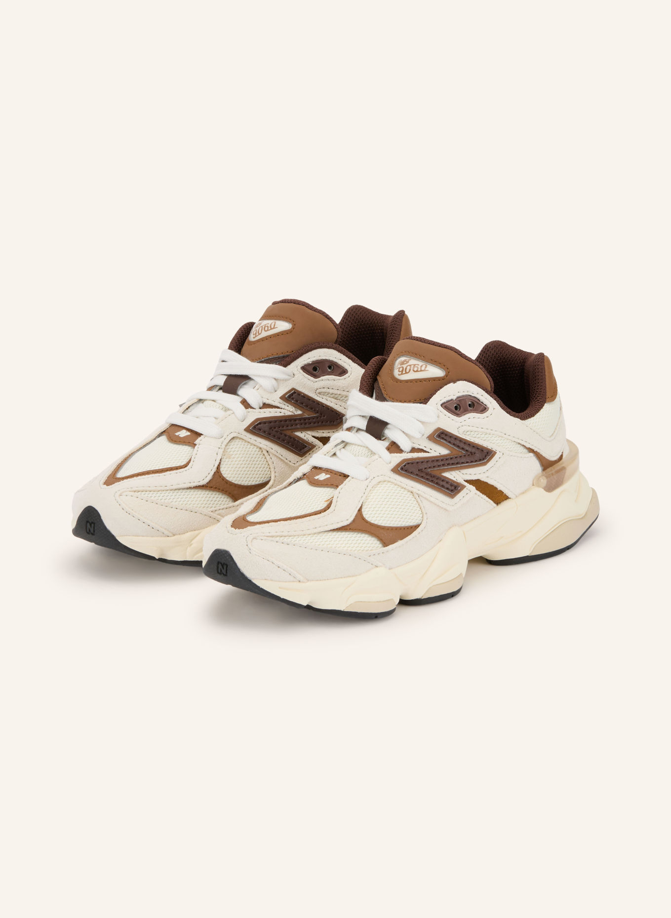 new balance Sneakers 9060: CRÈME / BRUIN / BEIGE