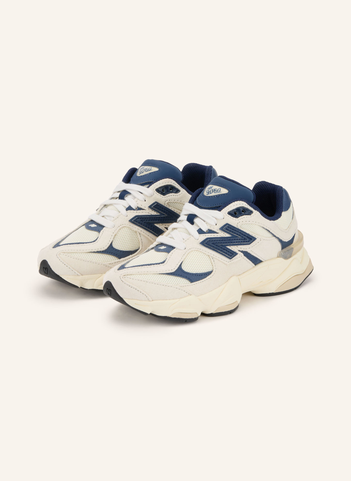 new balance Sneakers 9060: CRÈME / BEIGE / BLAUW