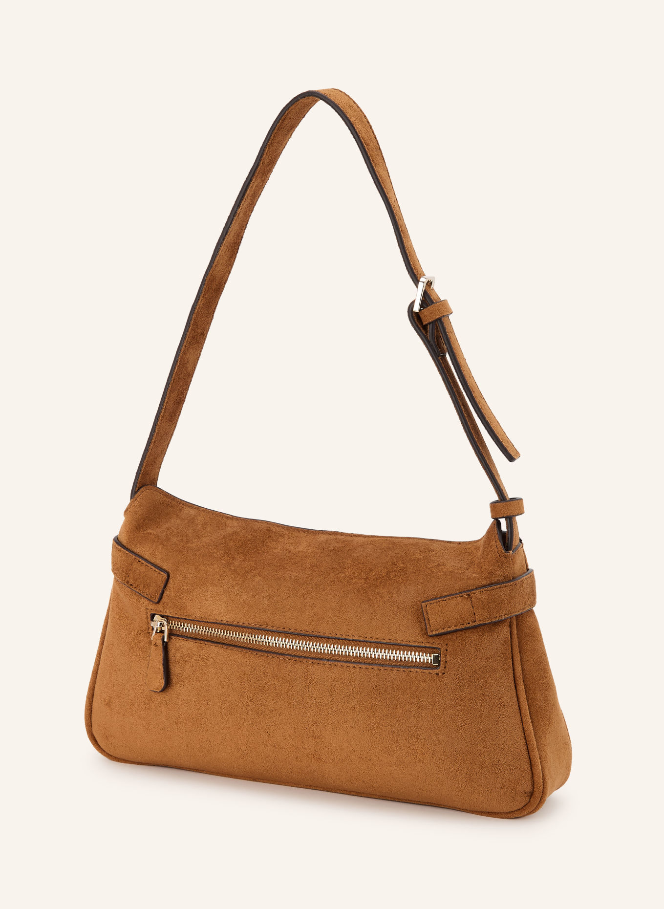 GUESS ELLA Crossbody Bag: COGNAC / GOLD