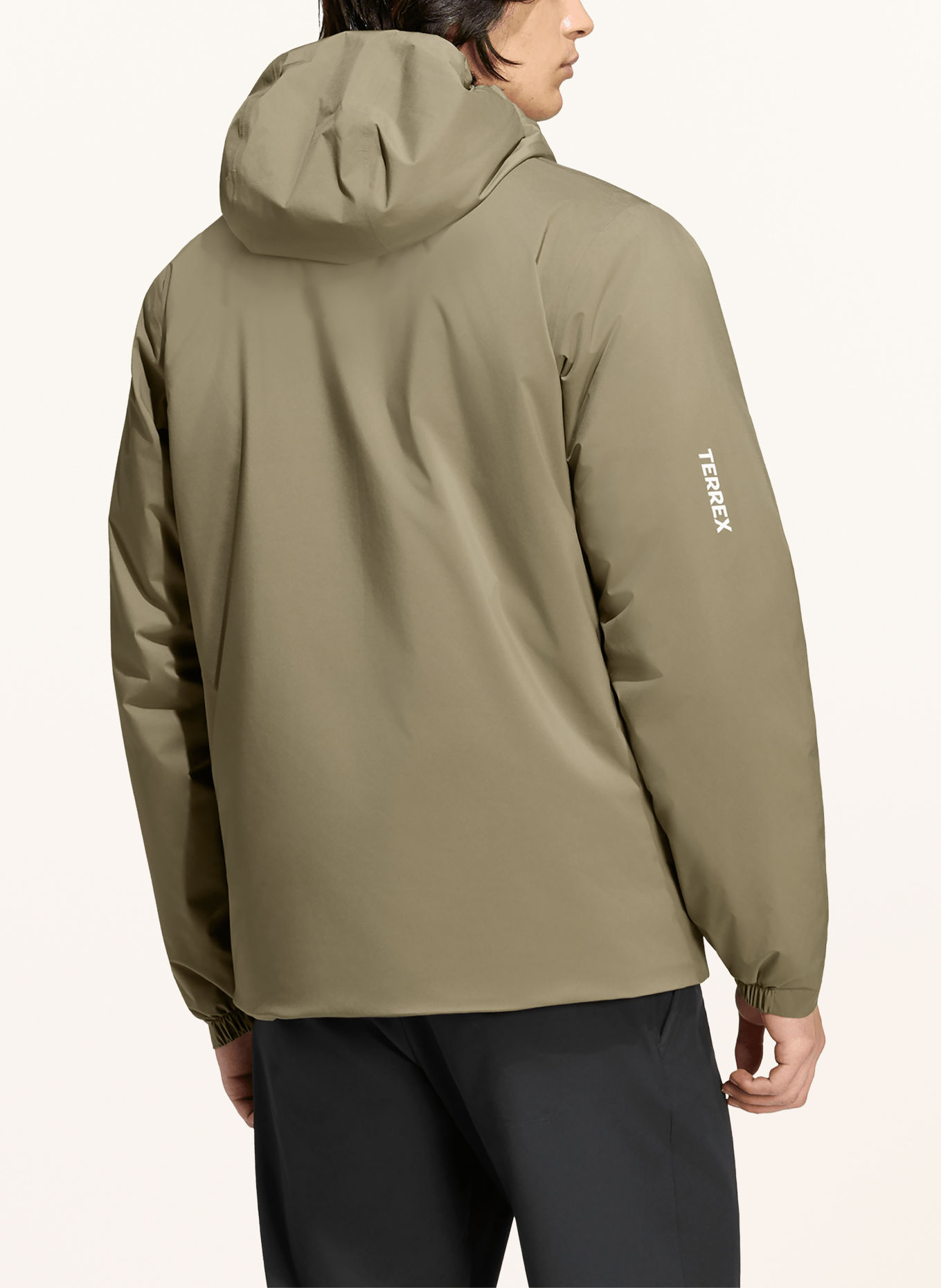 adidas TERREX Nepromokavá bunda MOUNTAIN ESSENTIALS: KHAKI