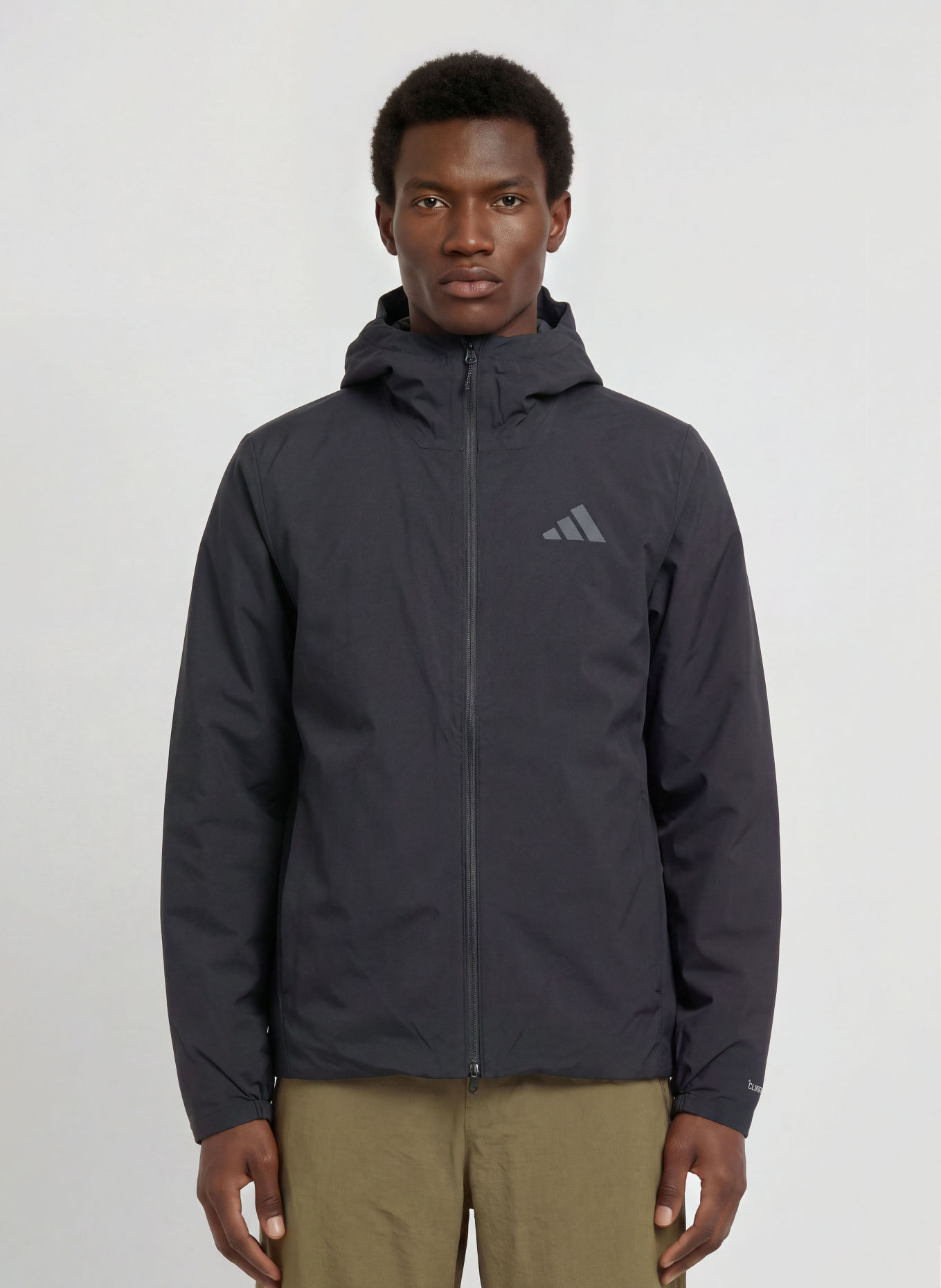 adidas TERREX MOUNTAIN ESSENTIAL Rain jacket: BLACK