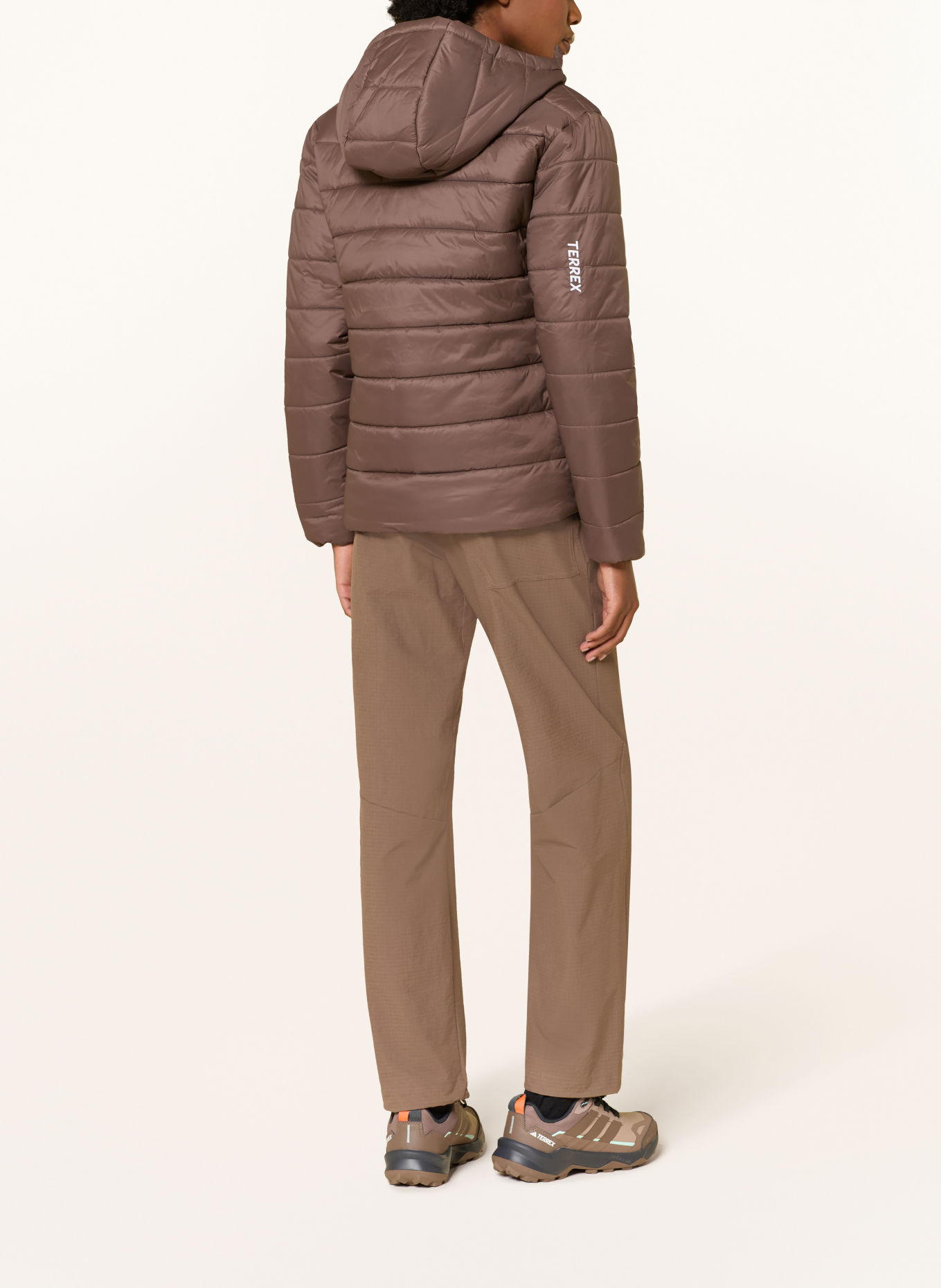 adidas TERREX TERREX MULTI ESSENTIALS CLIMAWARM Quilted Jacket: BROWN
