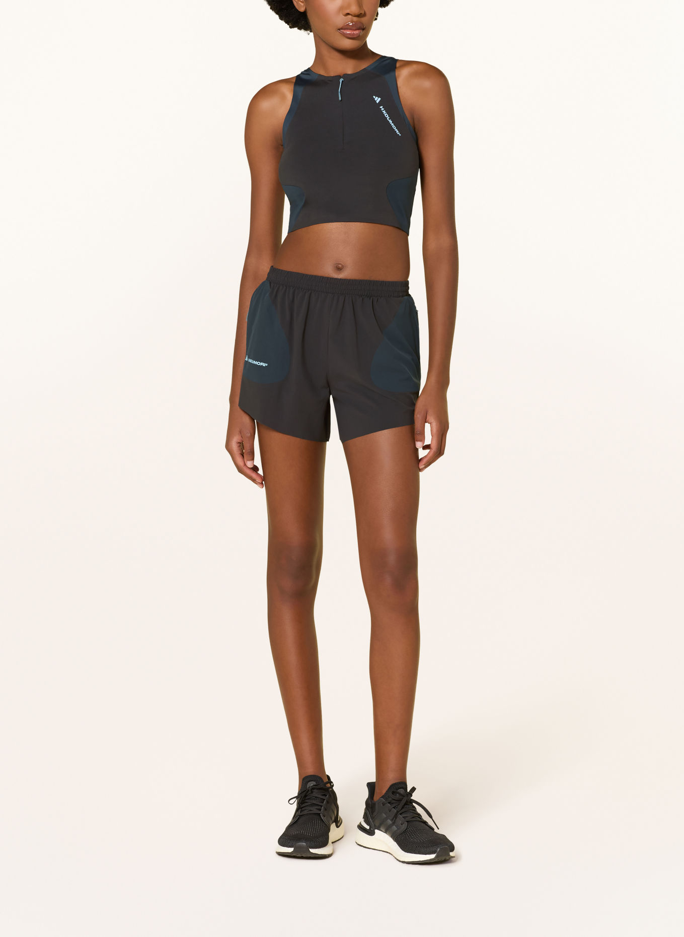 adidas Lauftop HERMANOS KOUMORI RUNNING: DUNKELBRAUN / SCHWARZ