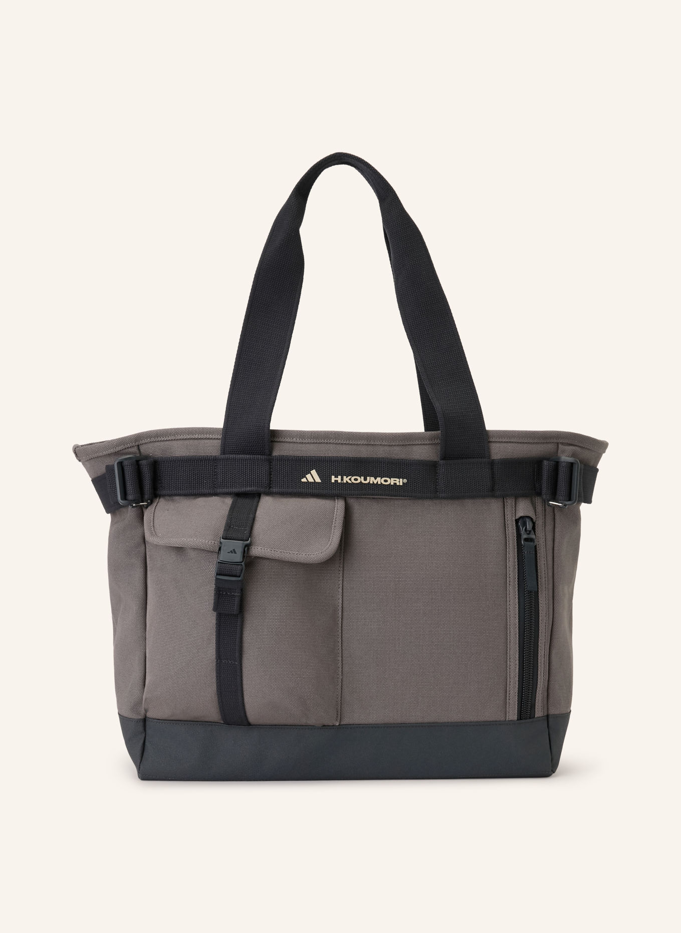 adidas KOUMORI Shoppers: GRAY / BLACK