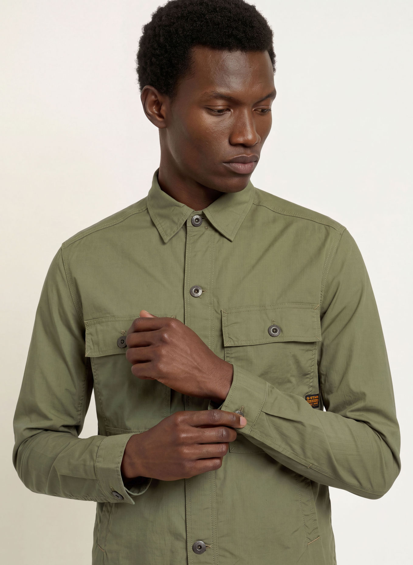 G-Star Surchemise MOSA: OLIVE