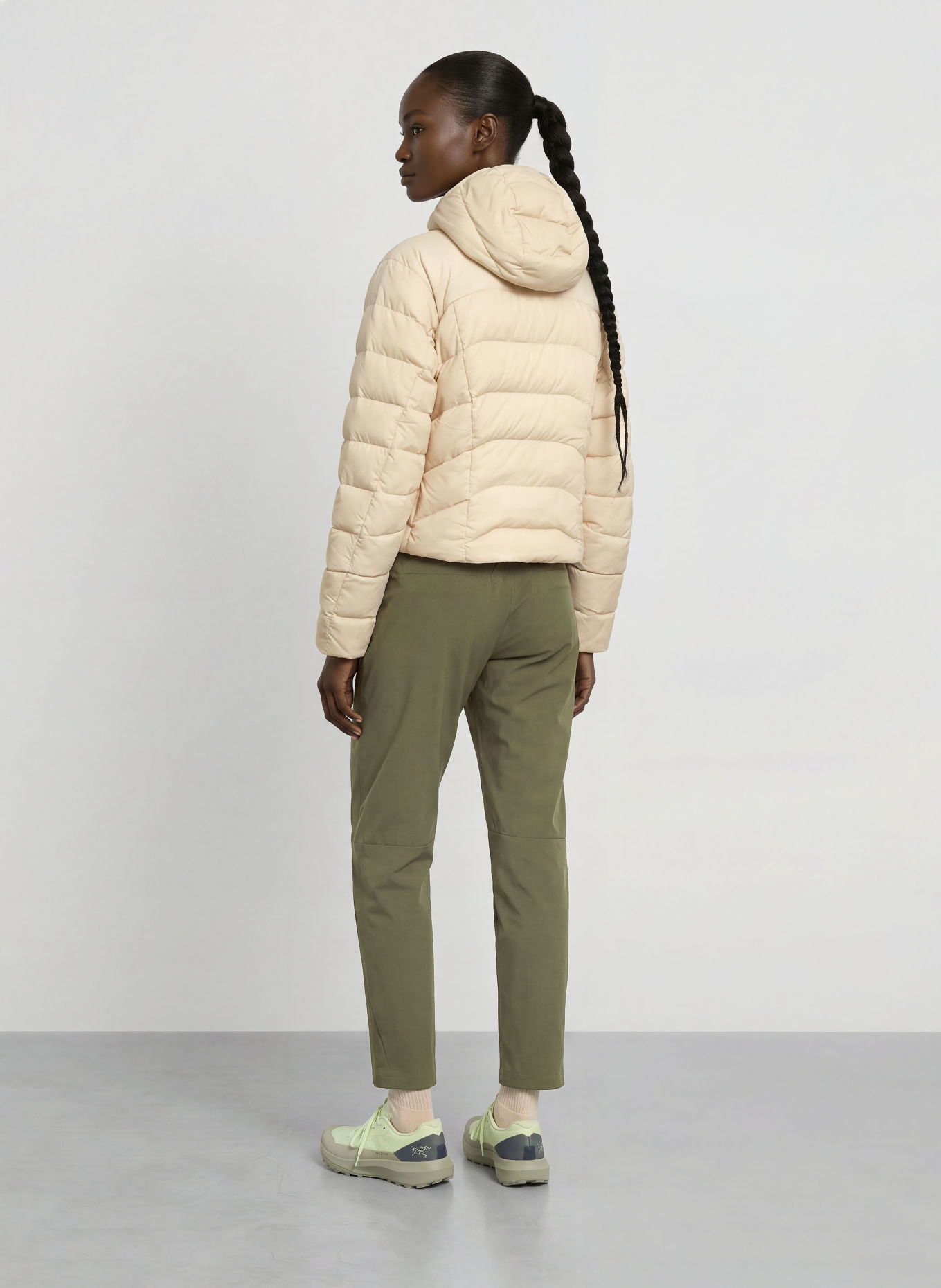 ARC'TERYX Lightweight-Daunenjacke OMINECA: WEISS / BEIGE