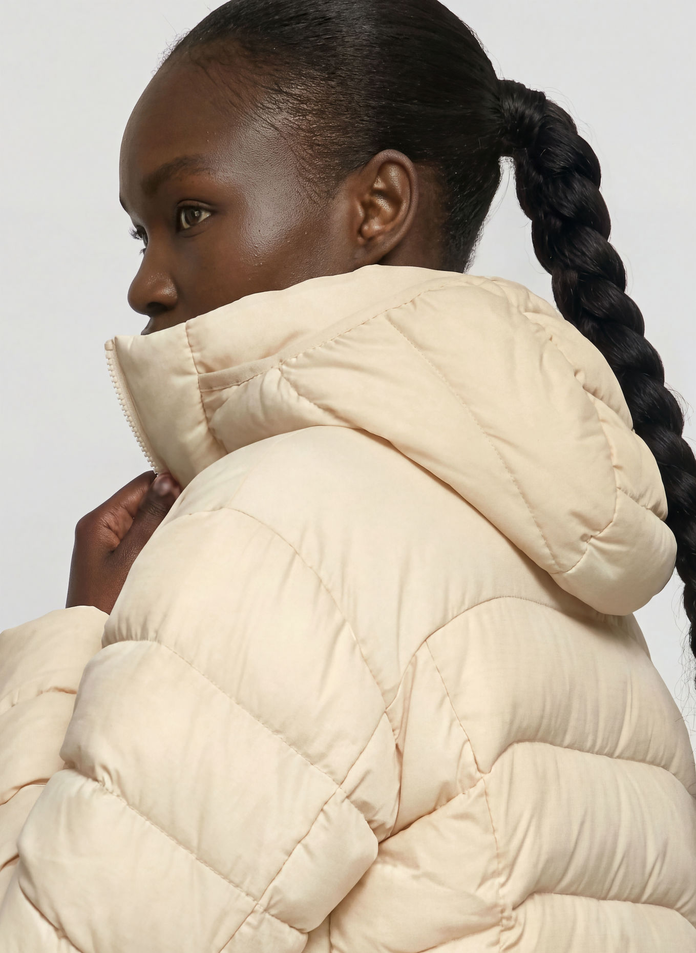 ARC'TERYX Lightweight-Daunenjacke OMINECA: WEISS / BEIGE