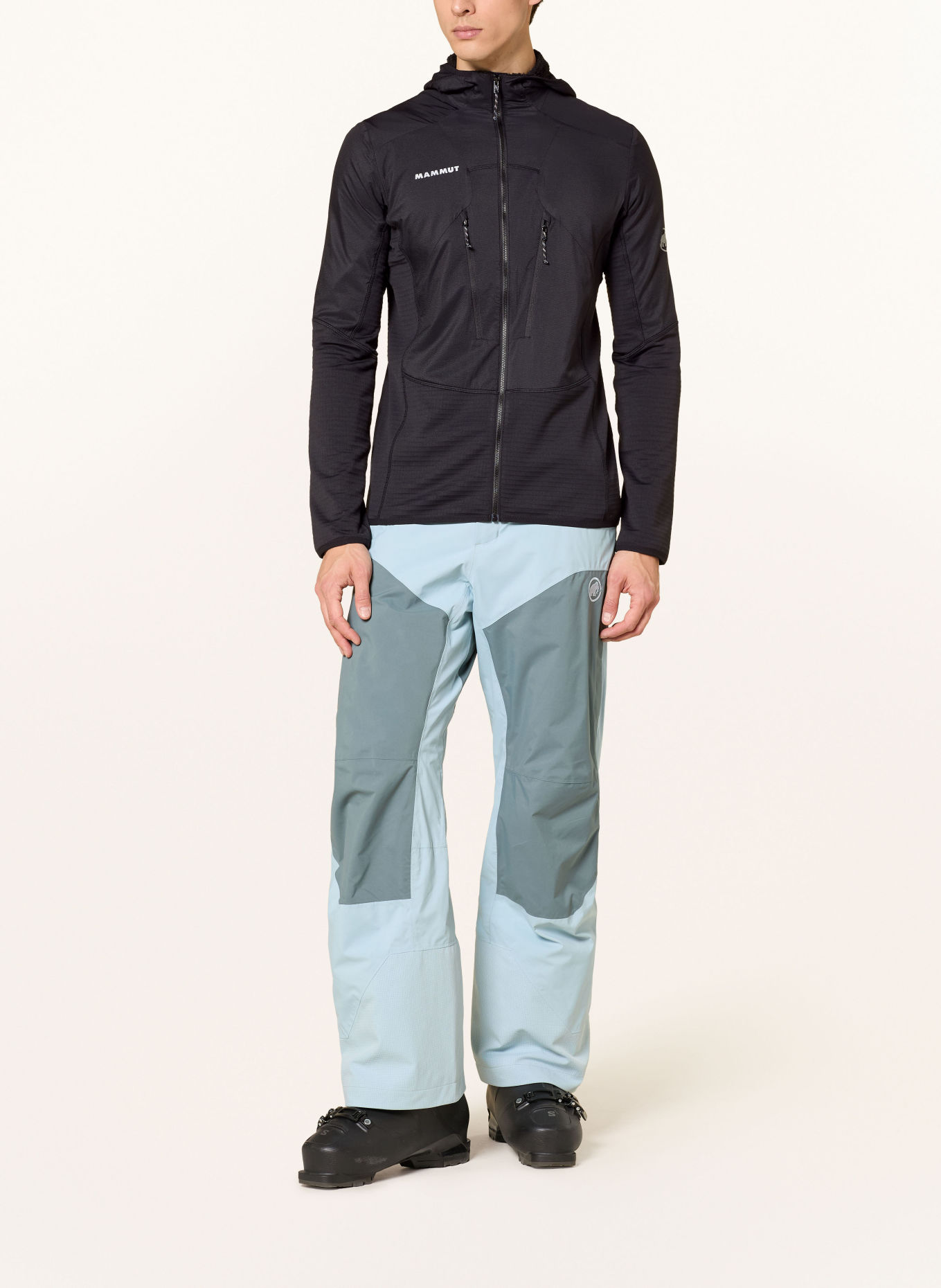 MAMMUT Hybrid-Fleecejacke AENERGY: SCHWARZ