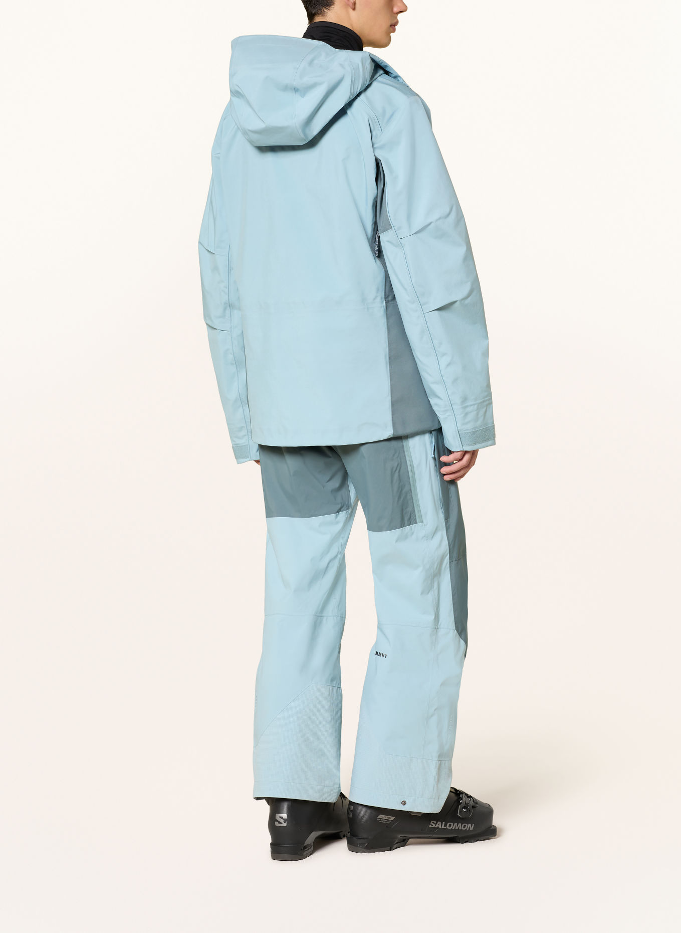 MAMMUT Hardshell-Skijacke EIGER FREE PRO HS: HELLBLAU / BLAU