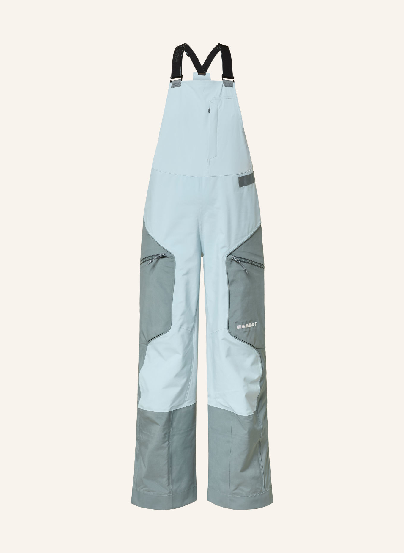 MAMMUT Hardshell-Skihose EIGER FREE PRO HS: HELLBLAU / BLAU